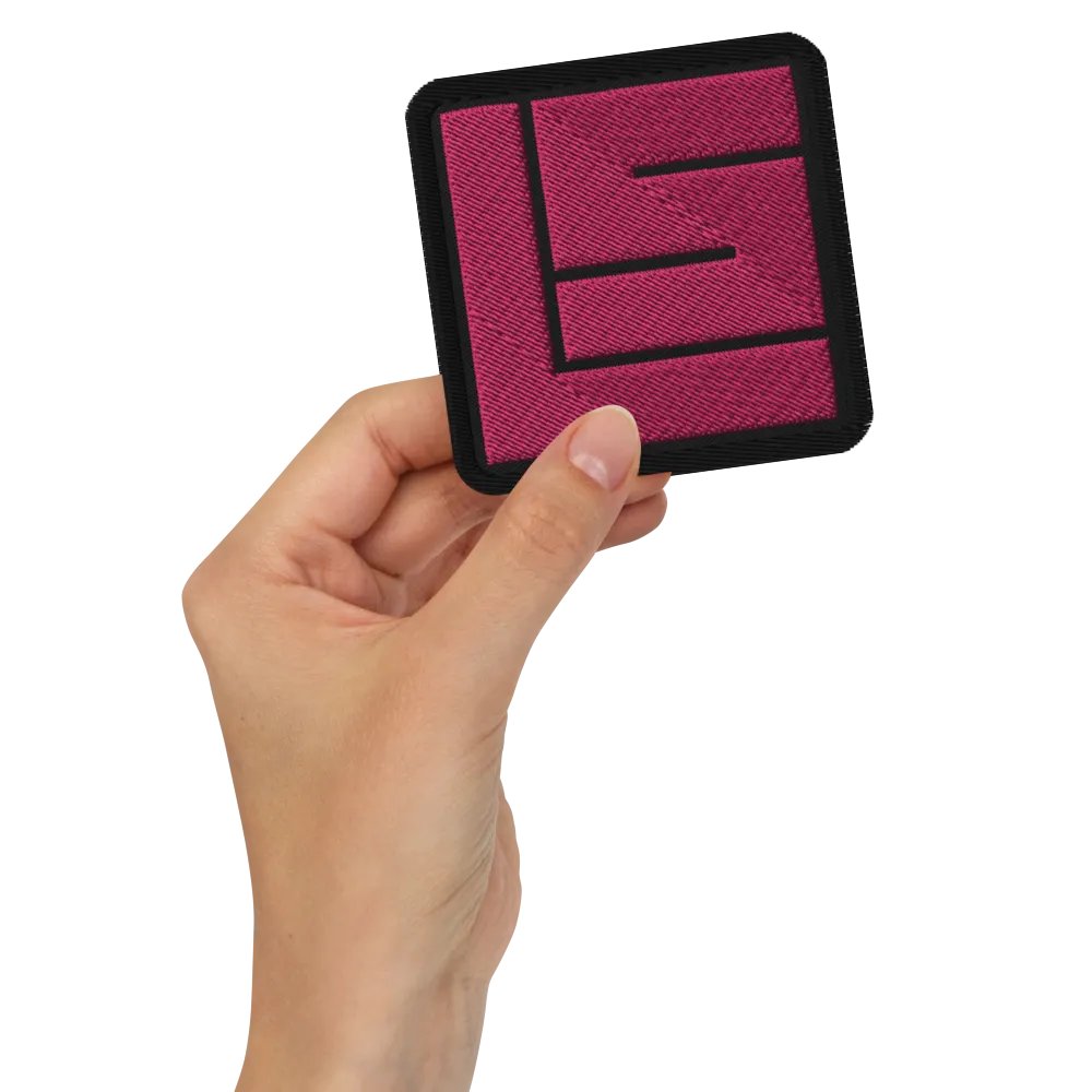 LS Square Patch (Pink) product image (2)