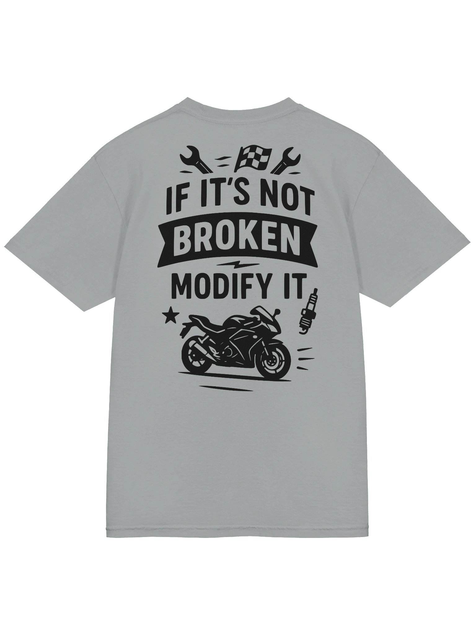 If Its Not Broken, Grey T-Shirt product image (4)