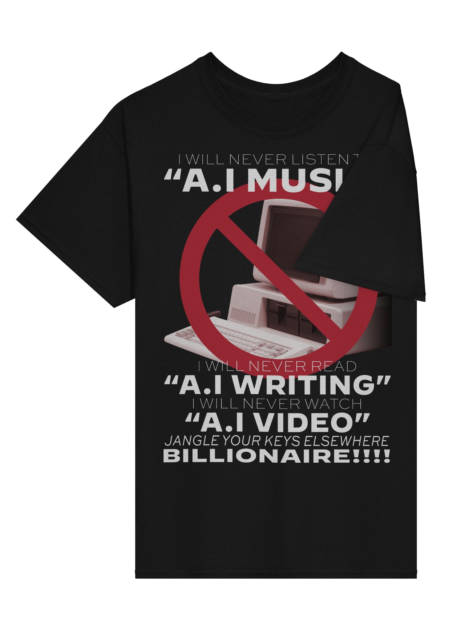 I WILL NEVER LISTEN TO AI MUSIC product image (3)