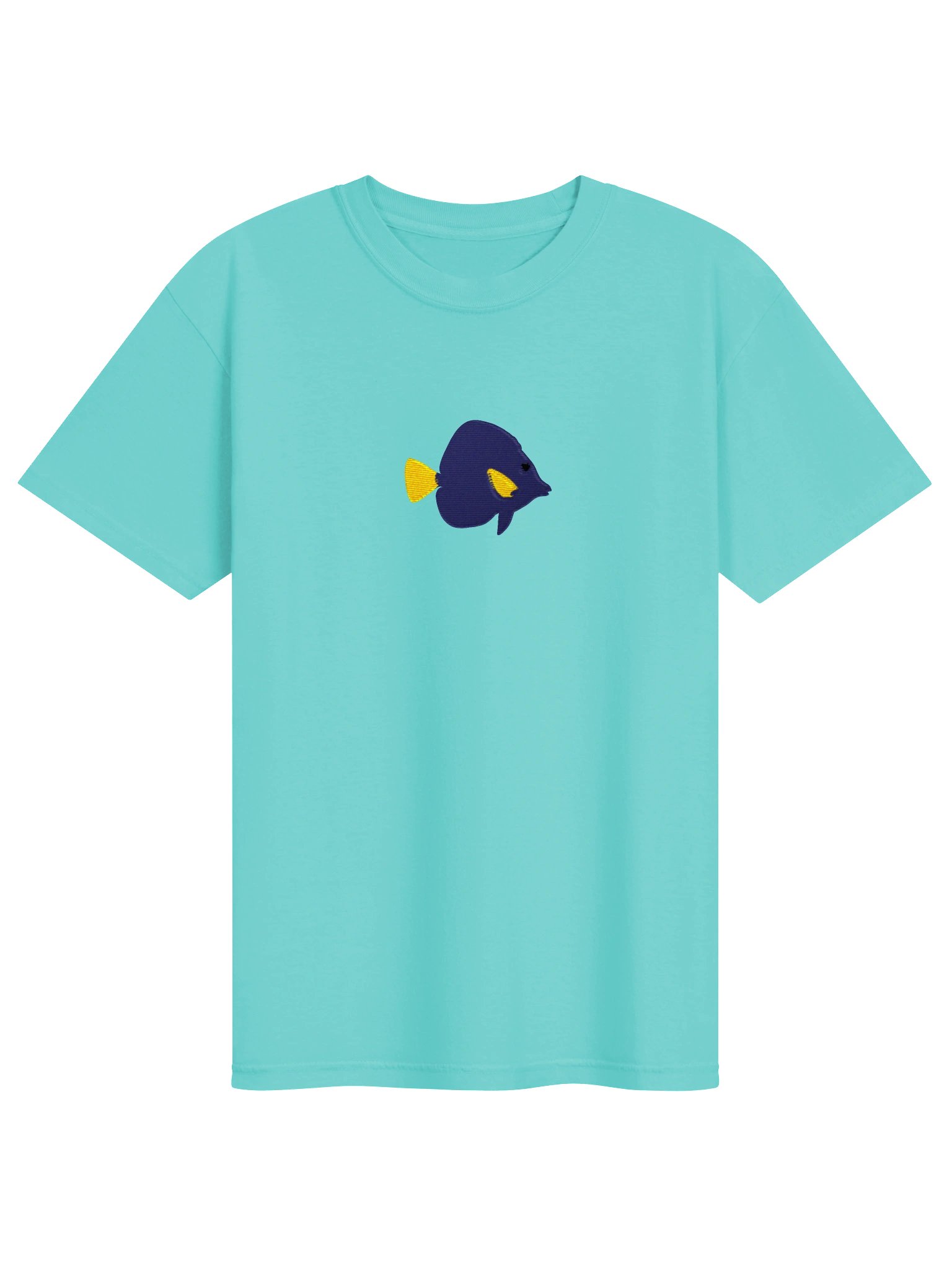 Purple Tang Premium T-Shirt (Embroidered) for Reef and Marine Aquarium Lovers product image (49)