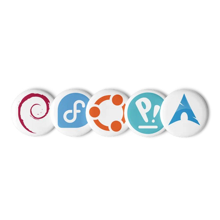 Linux Distribution Buttons product image (1)