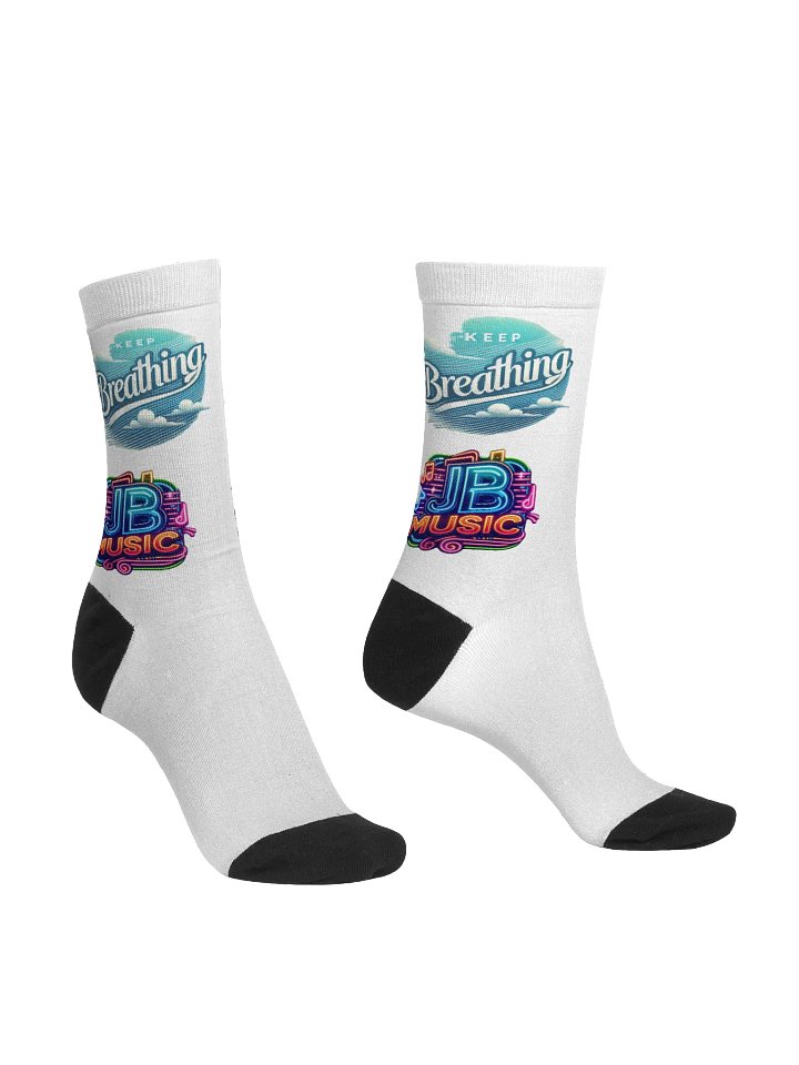 Neon Music Fusion Crew Socks product image (2)