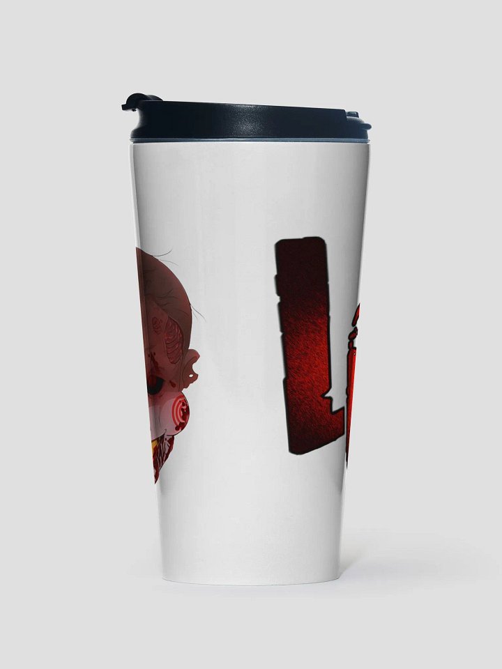 Stainless Steel Travel Mug LG Face of Horror product image (1)