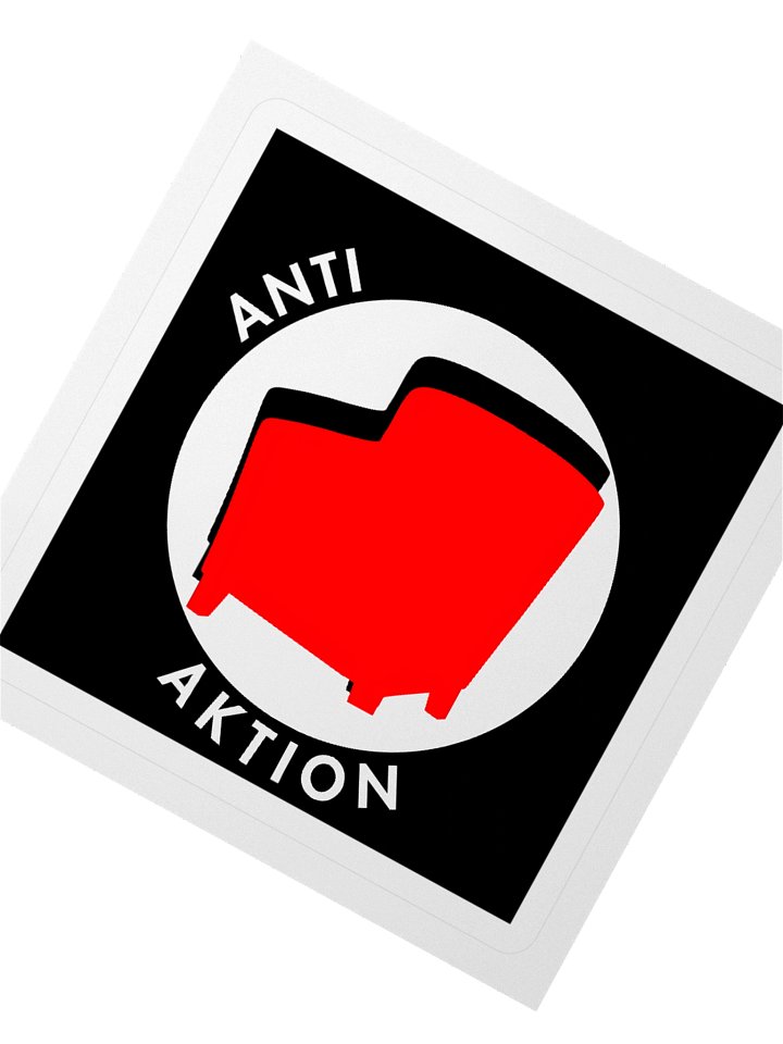 “Anti-Aktion” - Sticker product image (4)