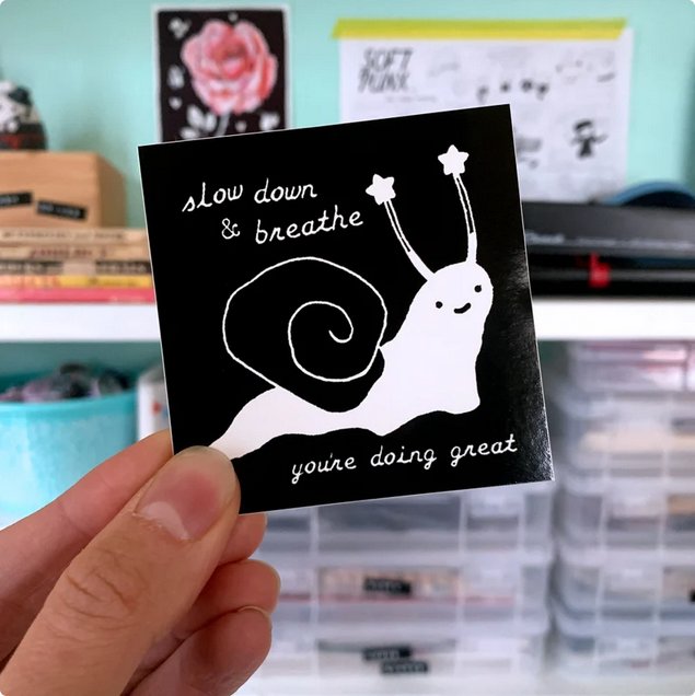 Snail sticker product image (2)