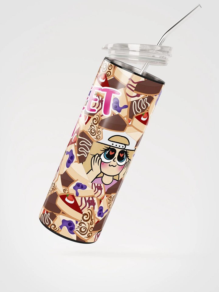 Whimsical Cheesecake Stainless Steel Tumbler product image (2)