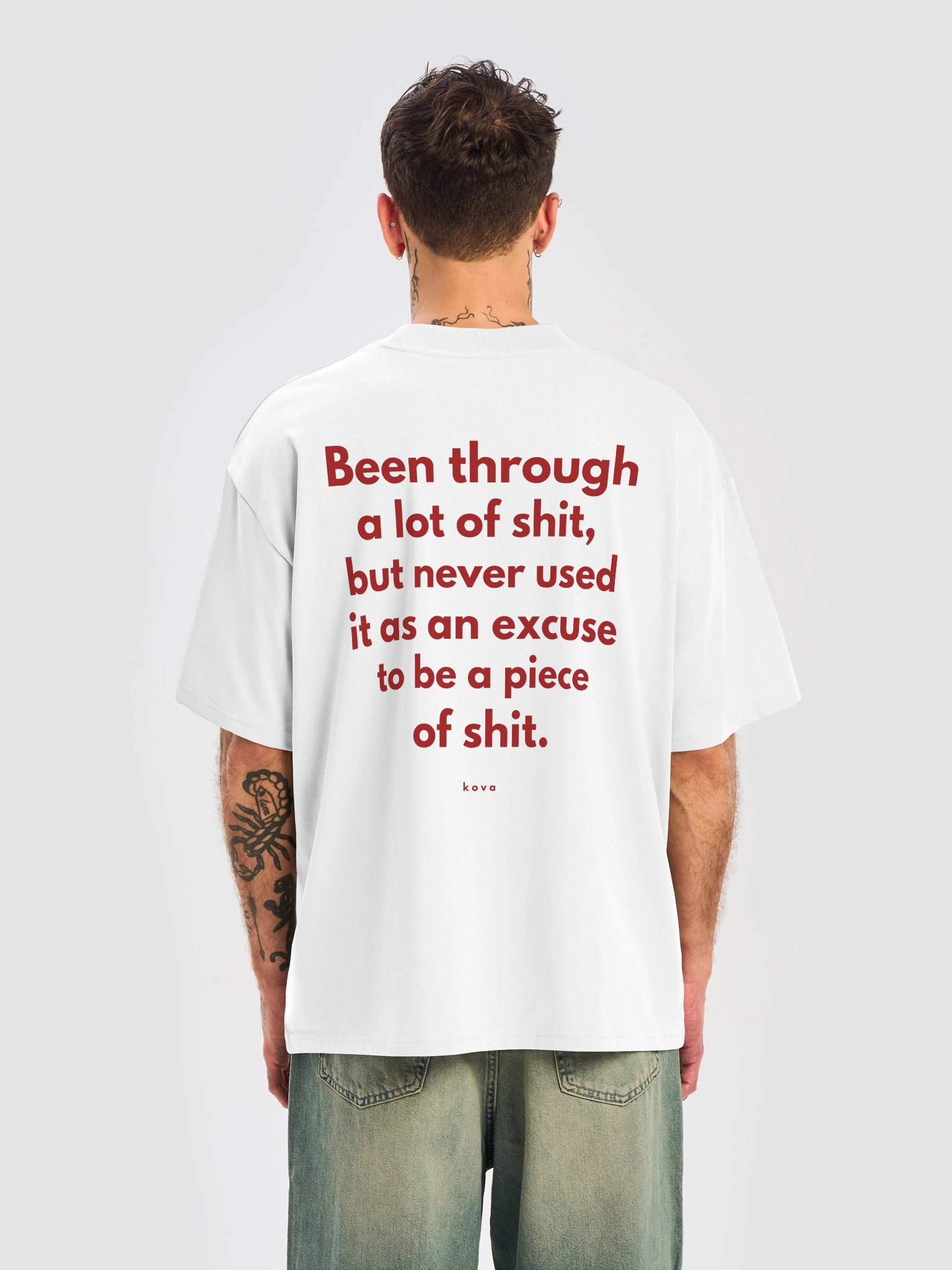 Never an Excuse — Oversized Tee product image (2)