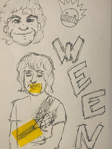 10 minute stoned ween doodle 

☆ #ween #geneween #deanween
