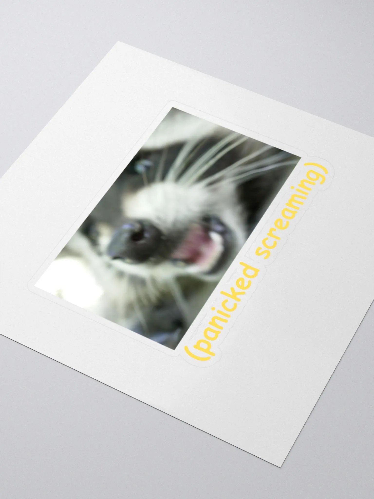 Panicked Screaming Sticker product image (3)