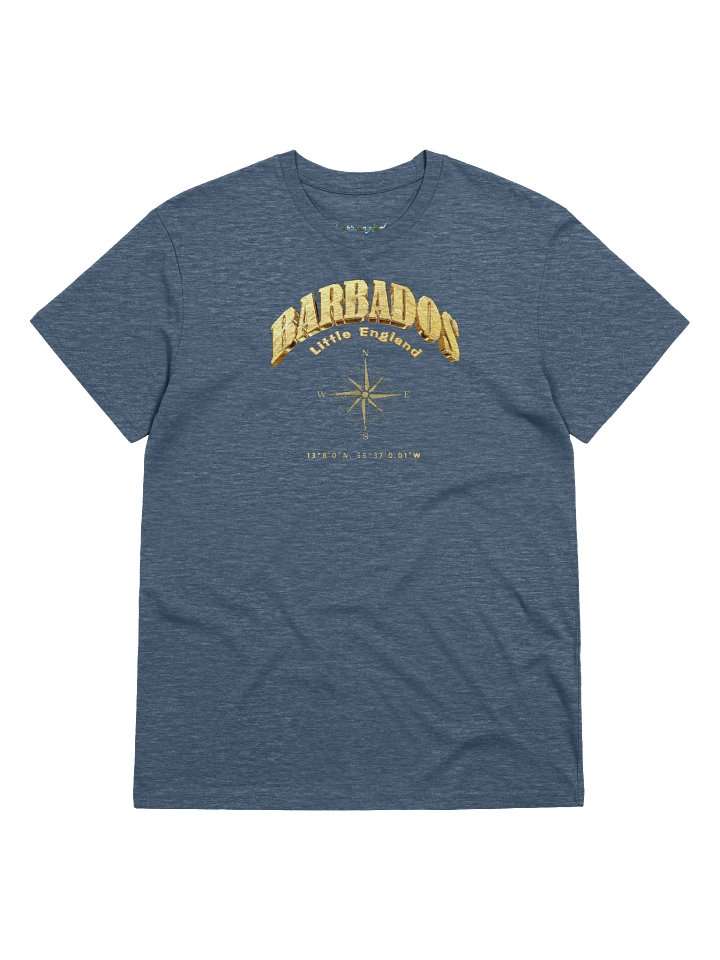 Compass - Barbados - Vintage Gold | | Organic Cotton T-Shirt | 9 Colors product image (71)