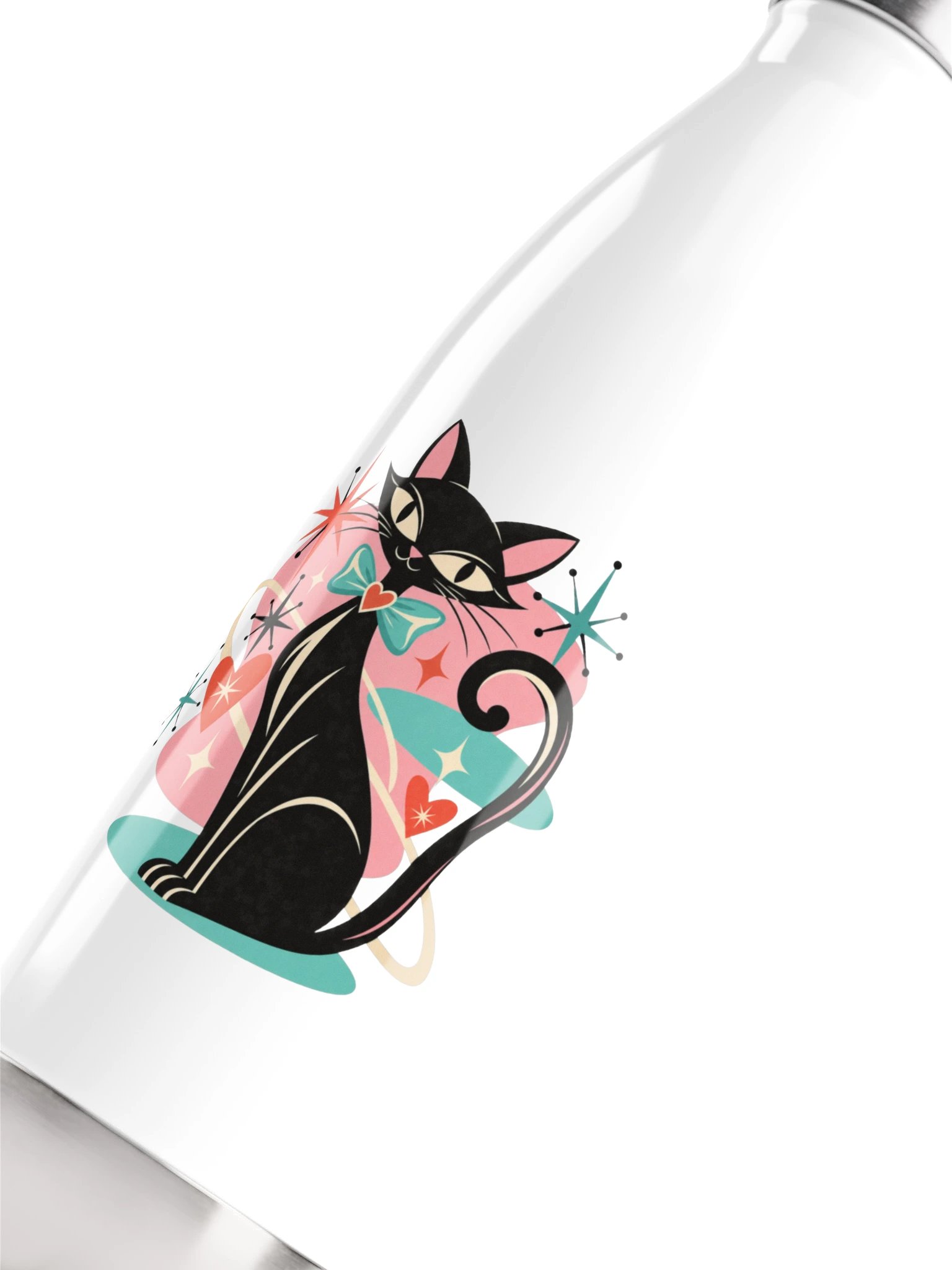 Love Cat – Atomic Cat Girl 17 oz Stainless Steel Water Bottle product image (9)