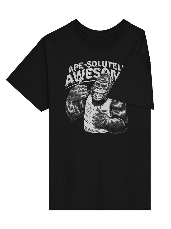 Ape-solutely Awesome Gorilla Thumbs-Up T-Shirt product image (2)