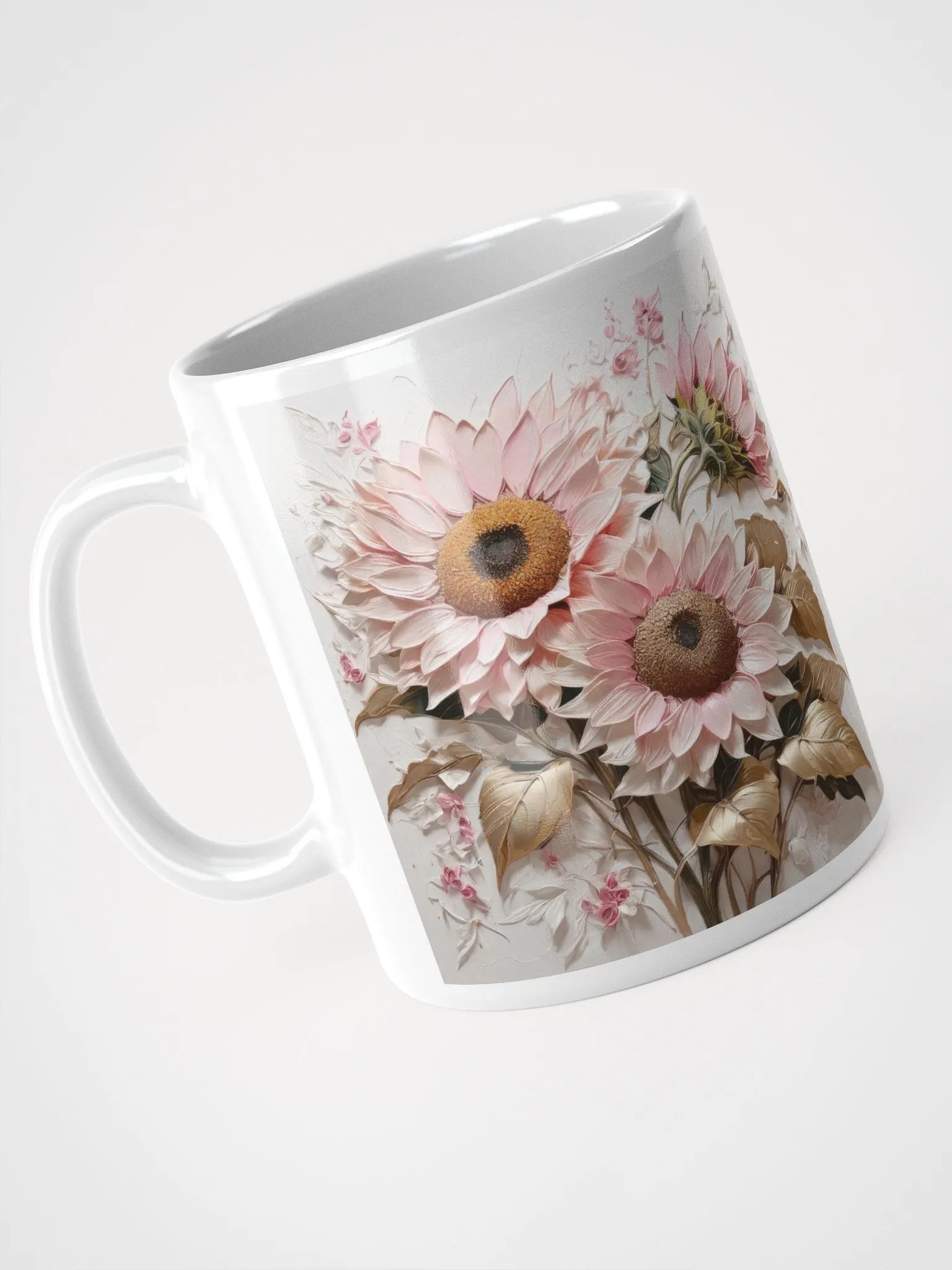 Amber Petals Ceramic Mug product image (3)