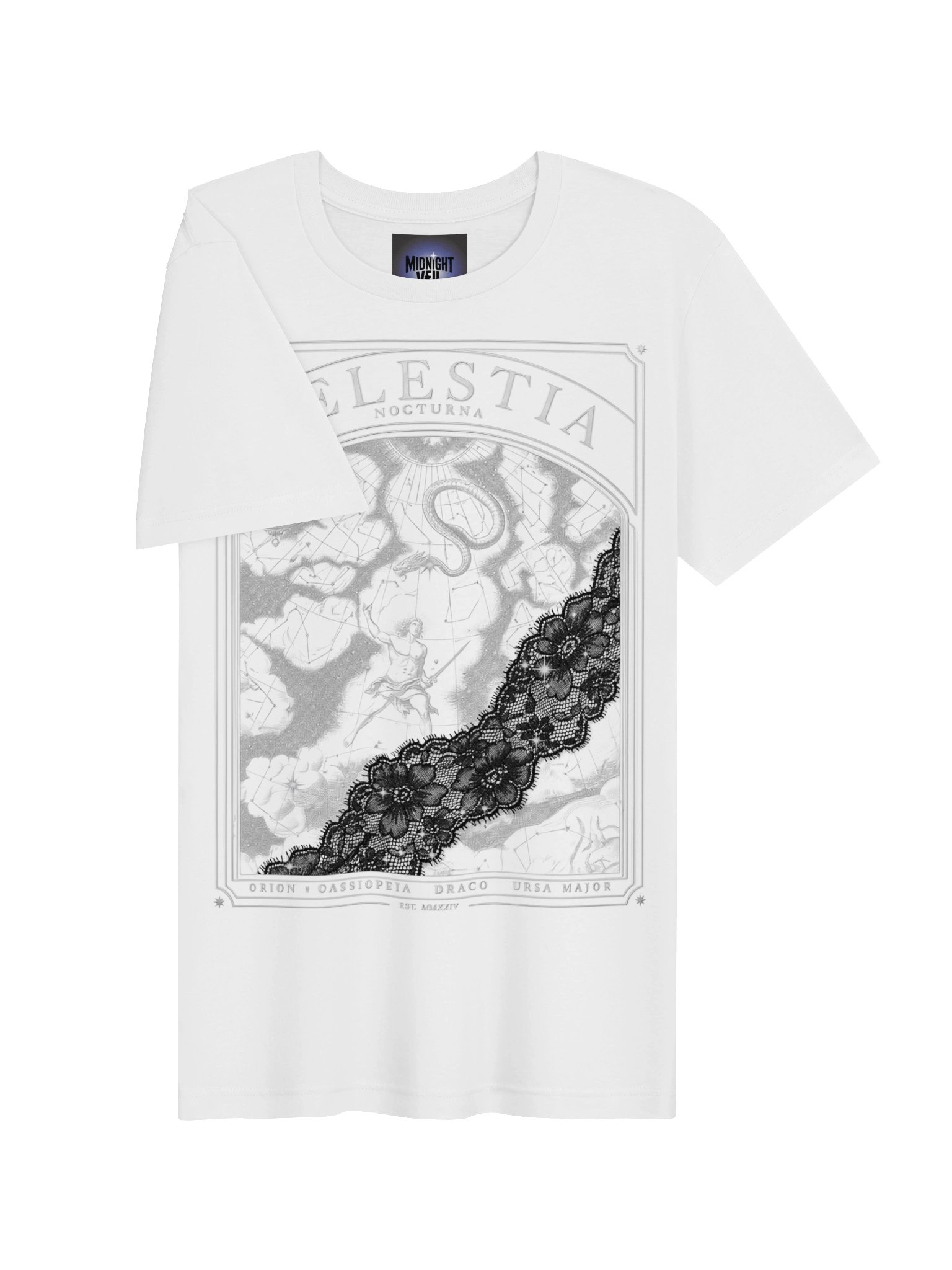 Midnight Veil — Veiled Celestia Chart Tee product image (6)