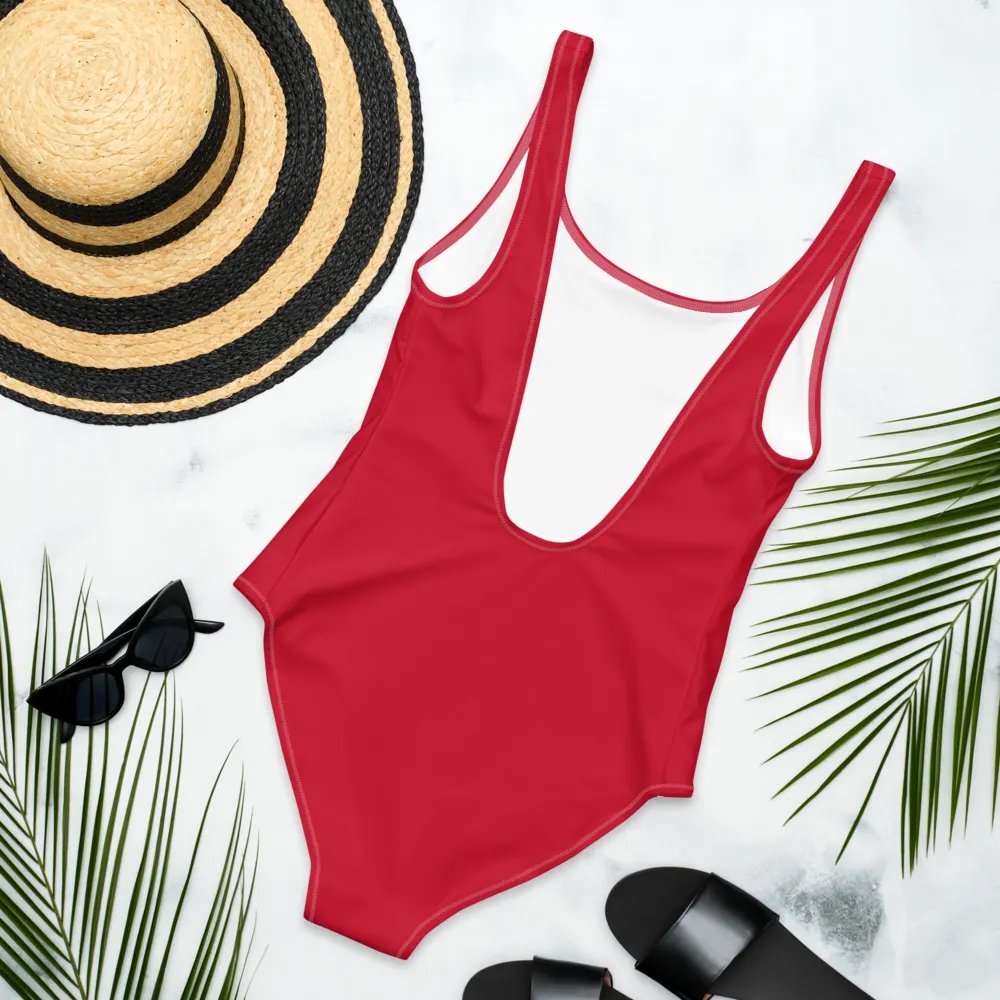 Jouvert Red One Piece product image (8)