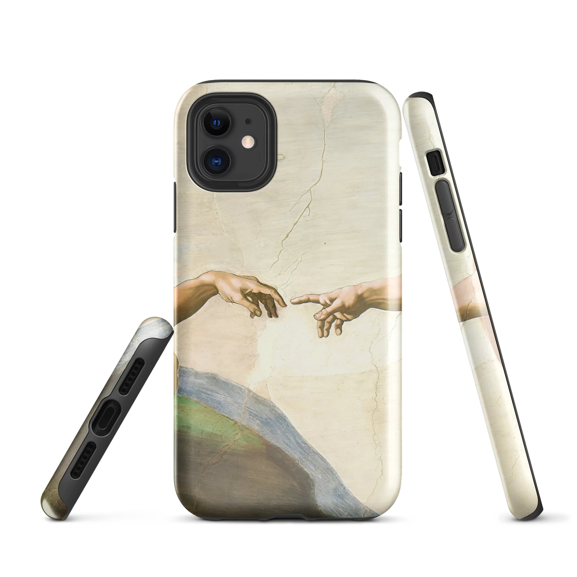 Michelangelo – The Creation of Adam (Hands Detail) iPhone® Tough Case product image (1)