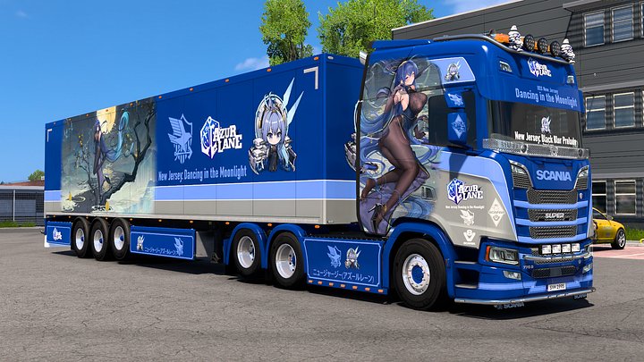 [ETS2] USS New Jersey (Dancing in the Moonlight) - Azur Lane [Combo Skin] product image (1)