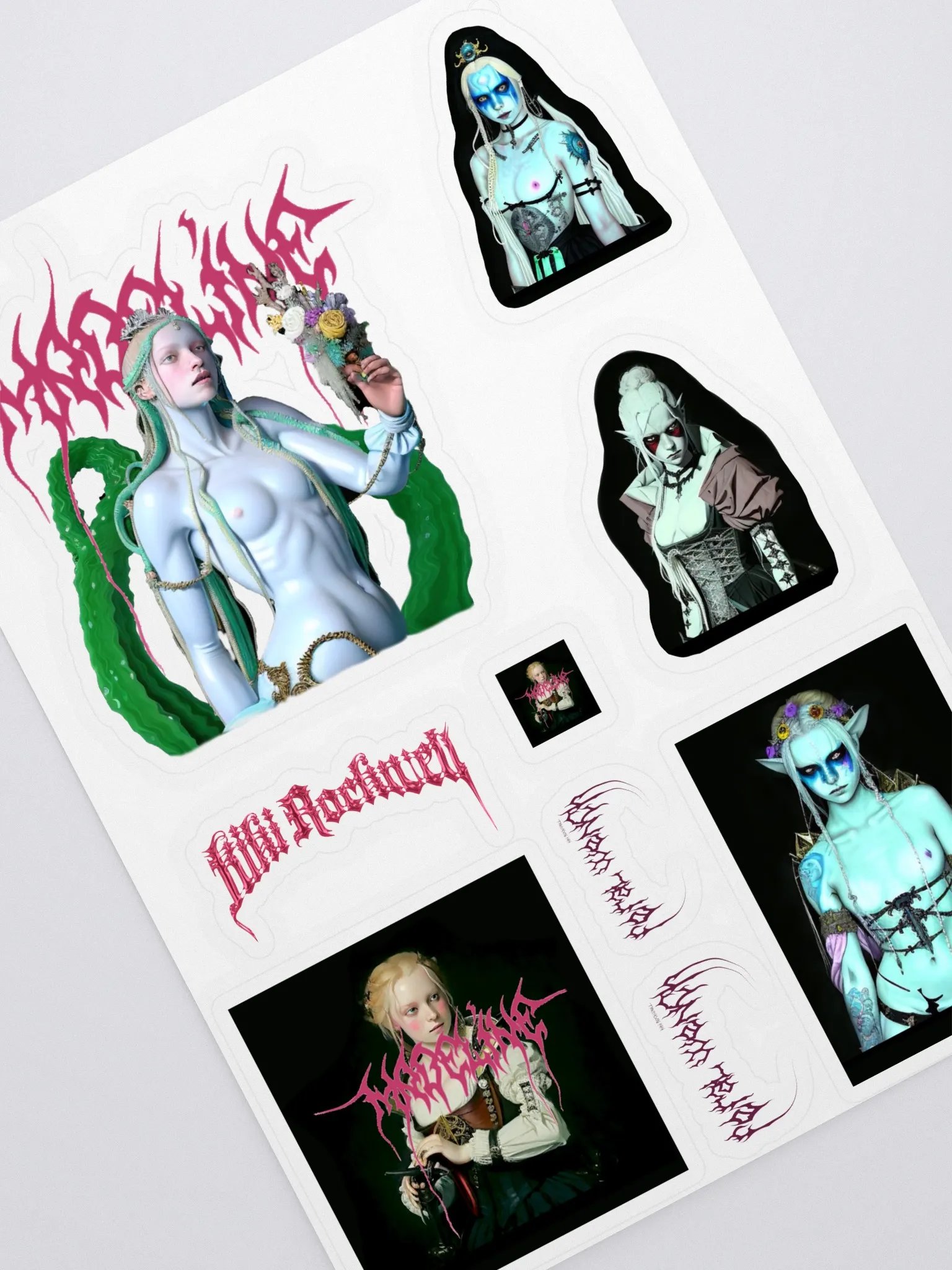 'Madeline' Sea Nymph Stickers product image (2)