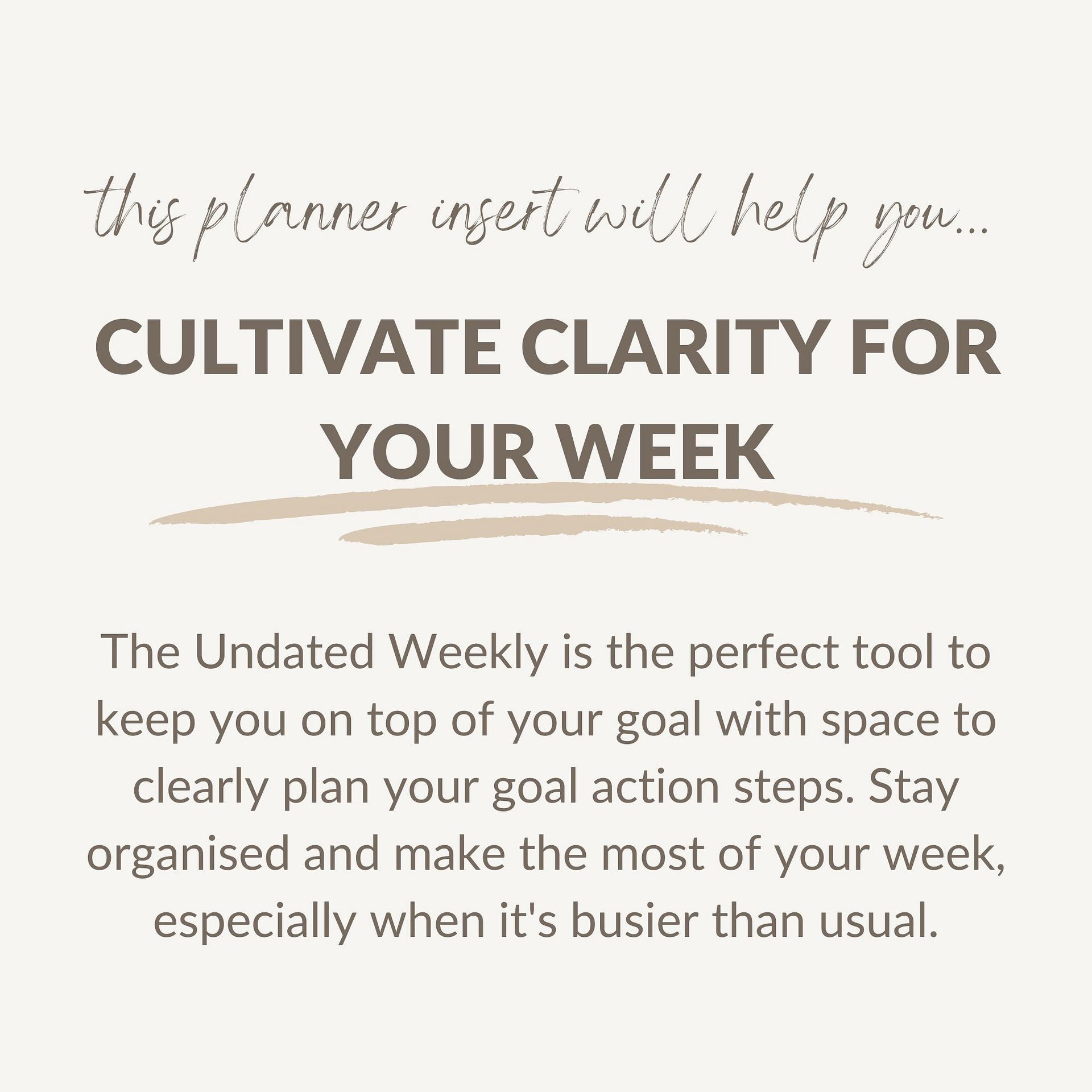 The Undated Weekly - Printable A5 Planner Insert product image (4)