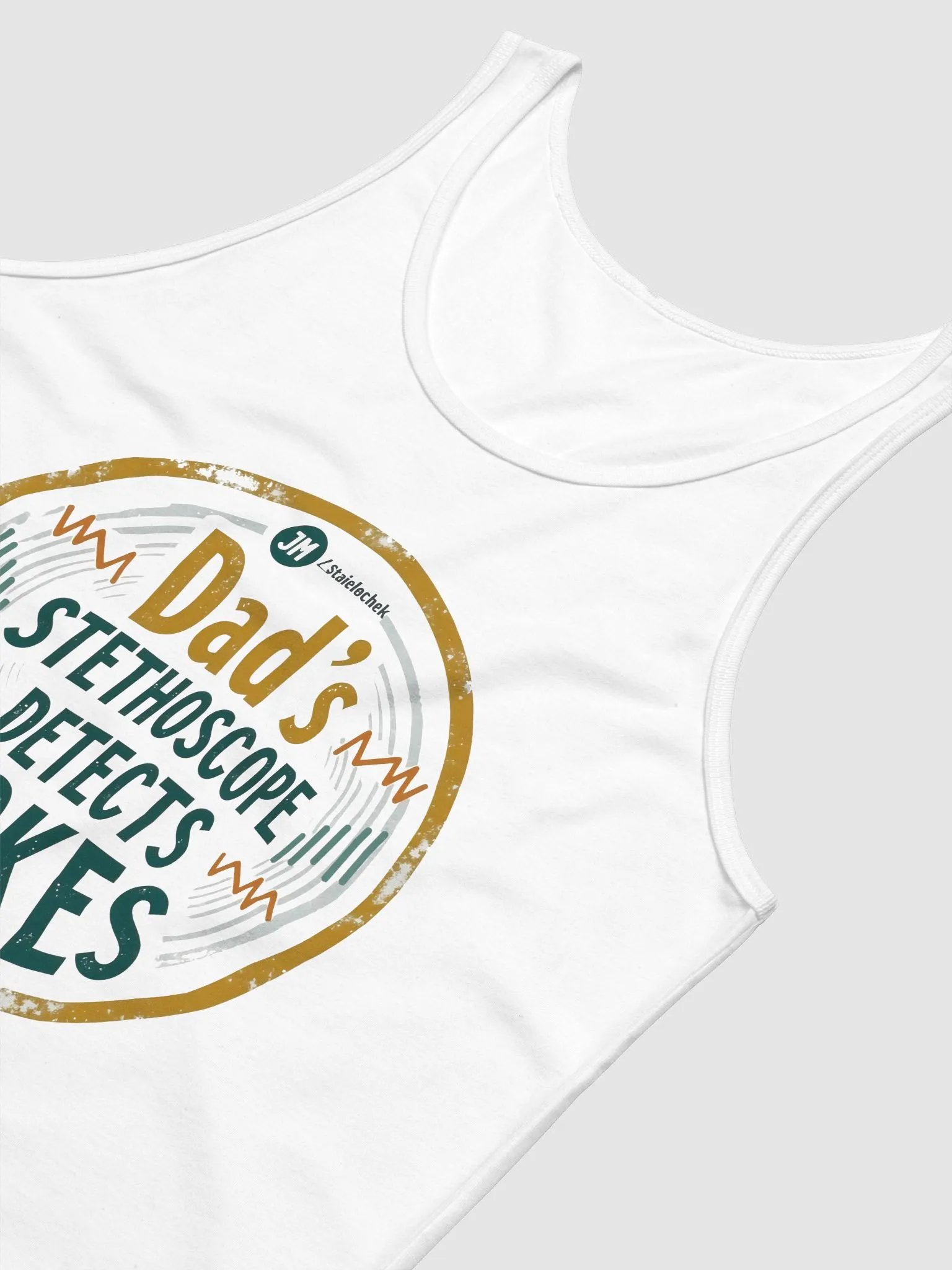 Dad's Stethoscope Circle Design Tank product image (17)