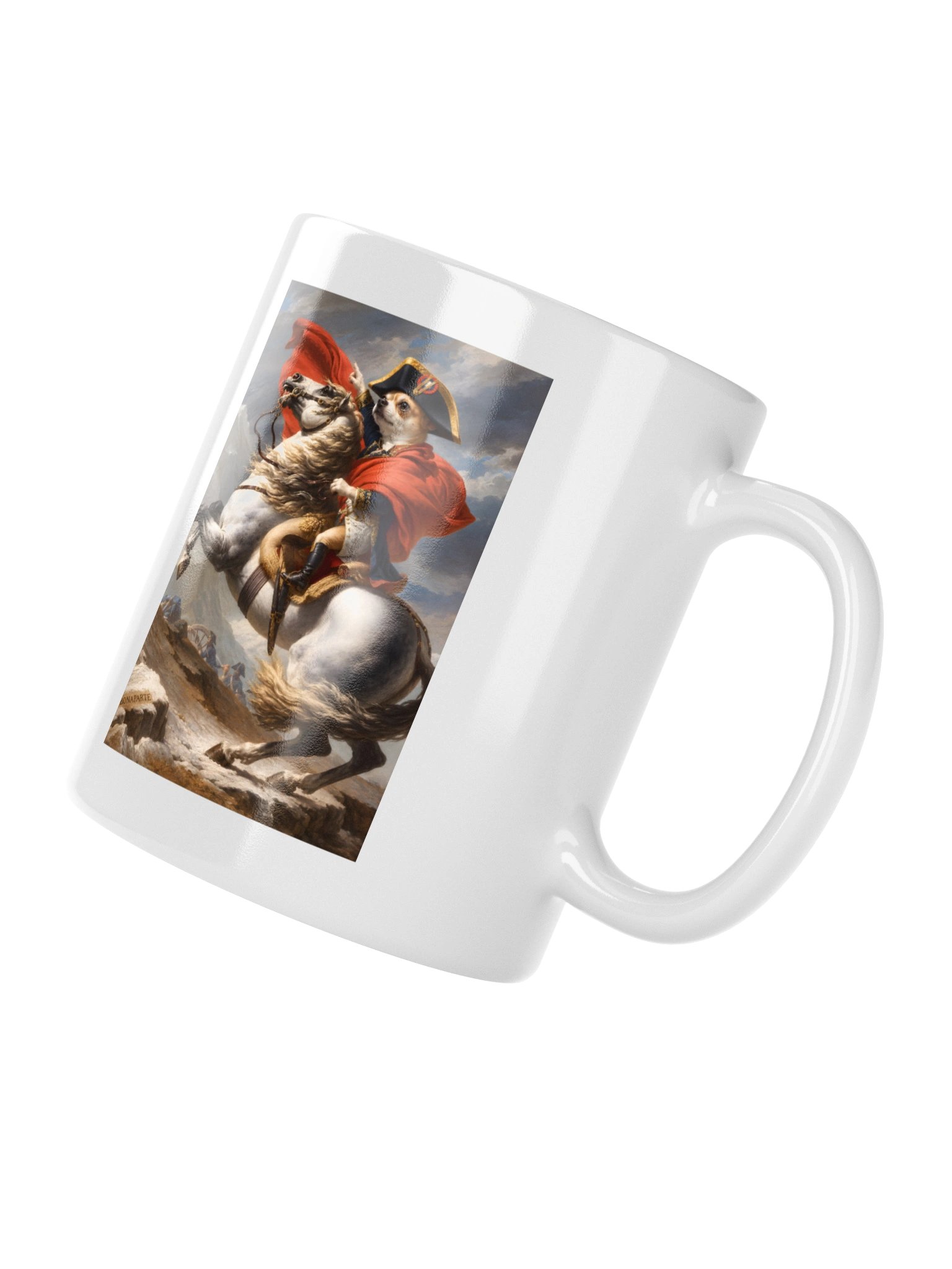 Chihuahua Napoleon Crossing the Alps Mug product image (4)