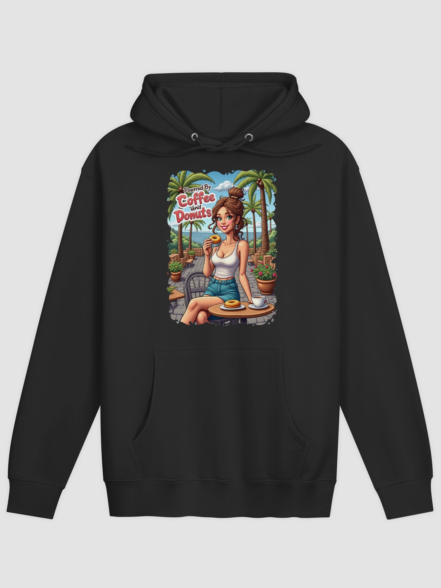 Coffee and Donuts Vibes Hoodie product image (3)