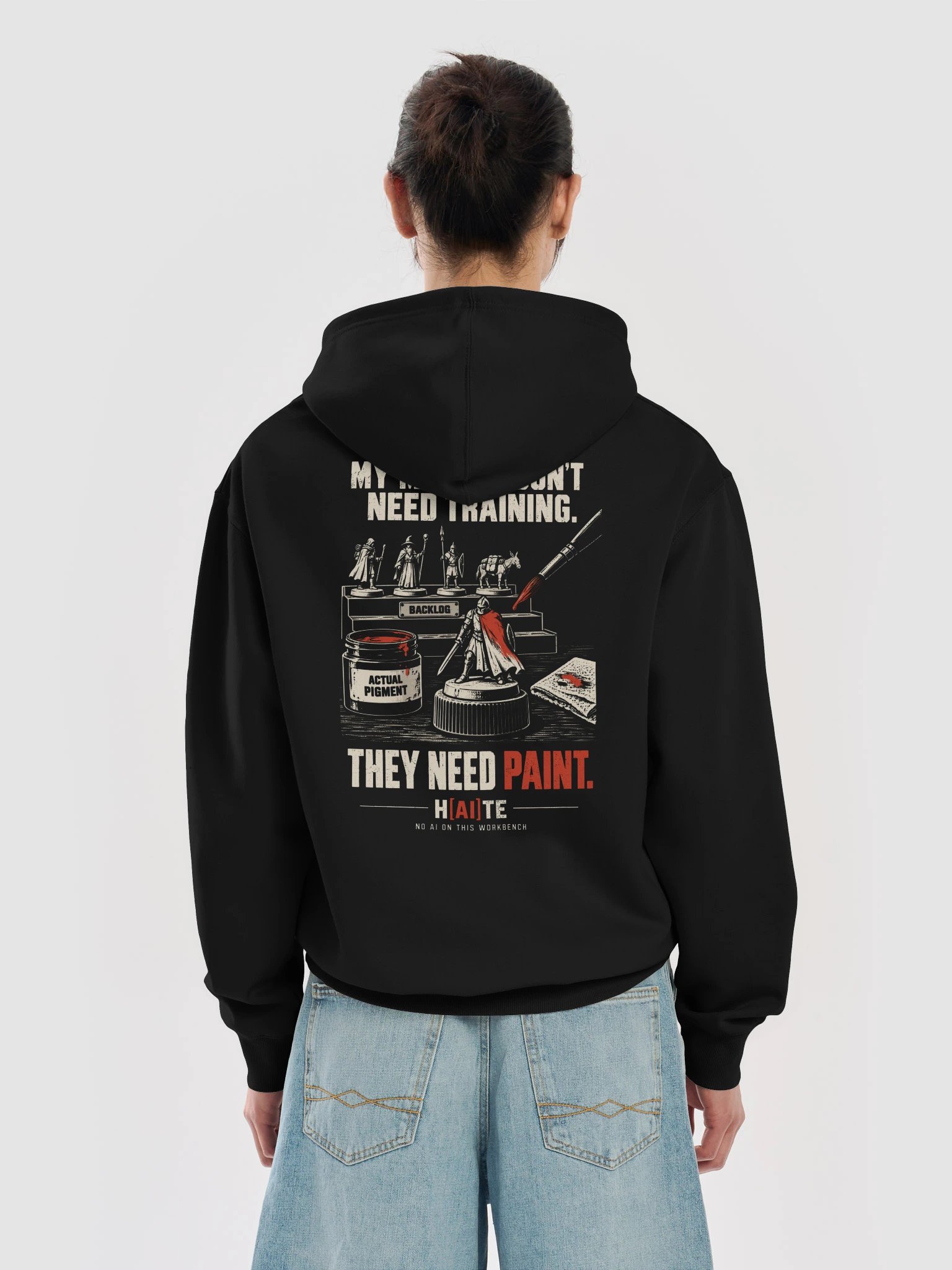 MY MODELS DON’T NEED TRAINING | Box Hoodie product image (21)