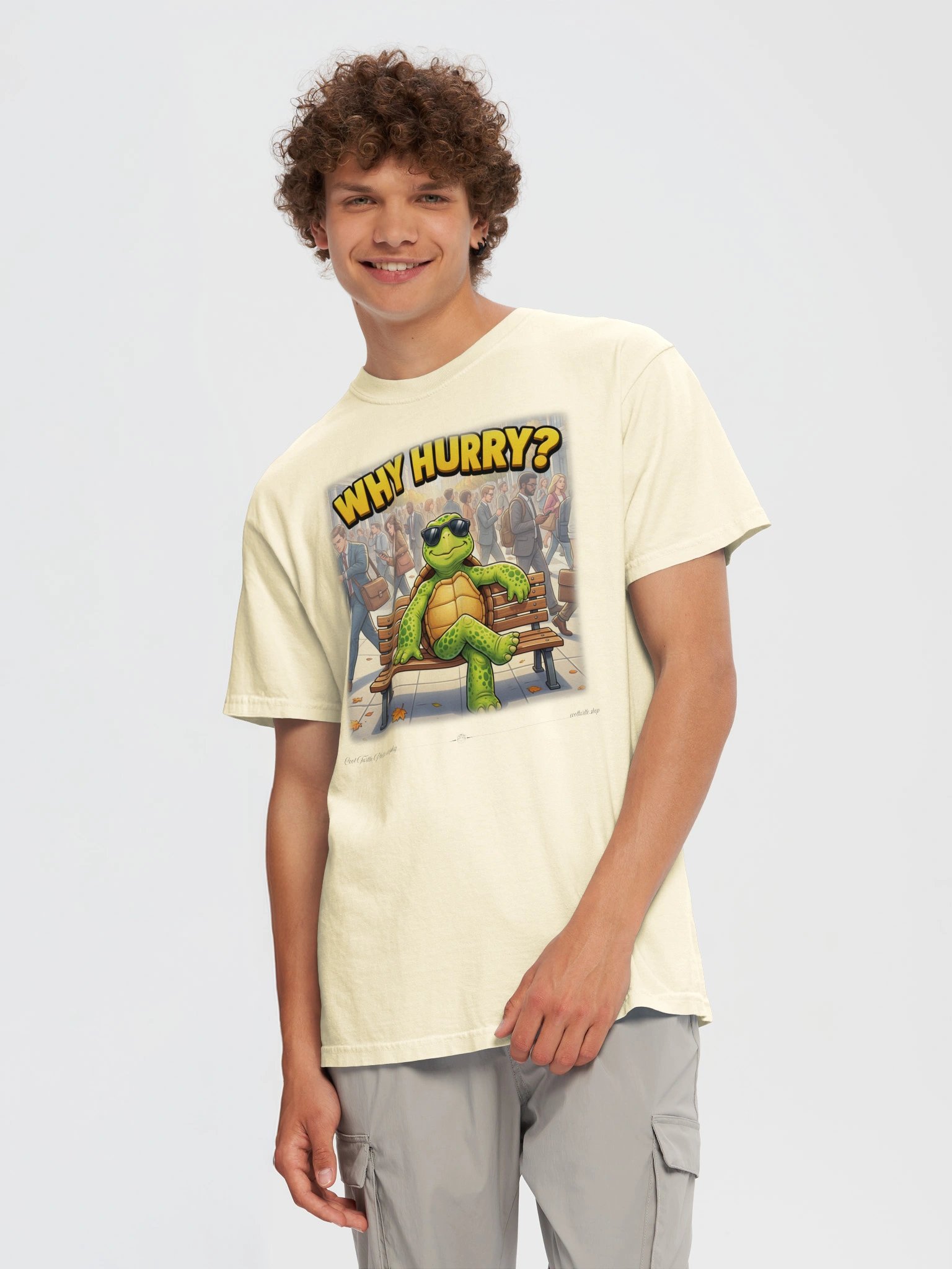 WHY HURRY? — Comfort Colors 1717 Heavyweight T-Shirt product image (3)