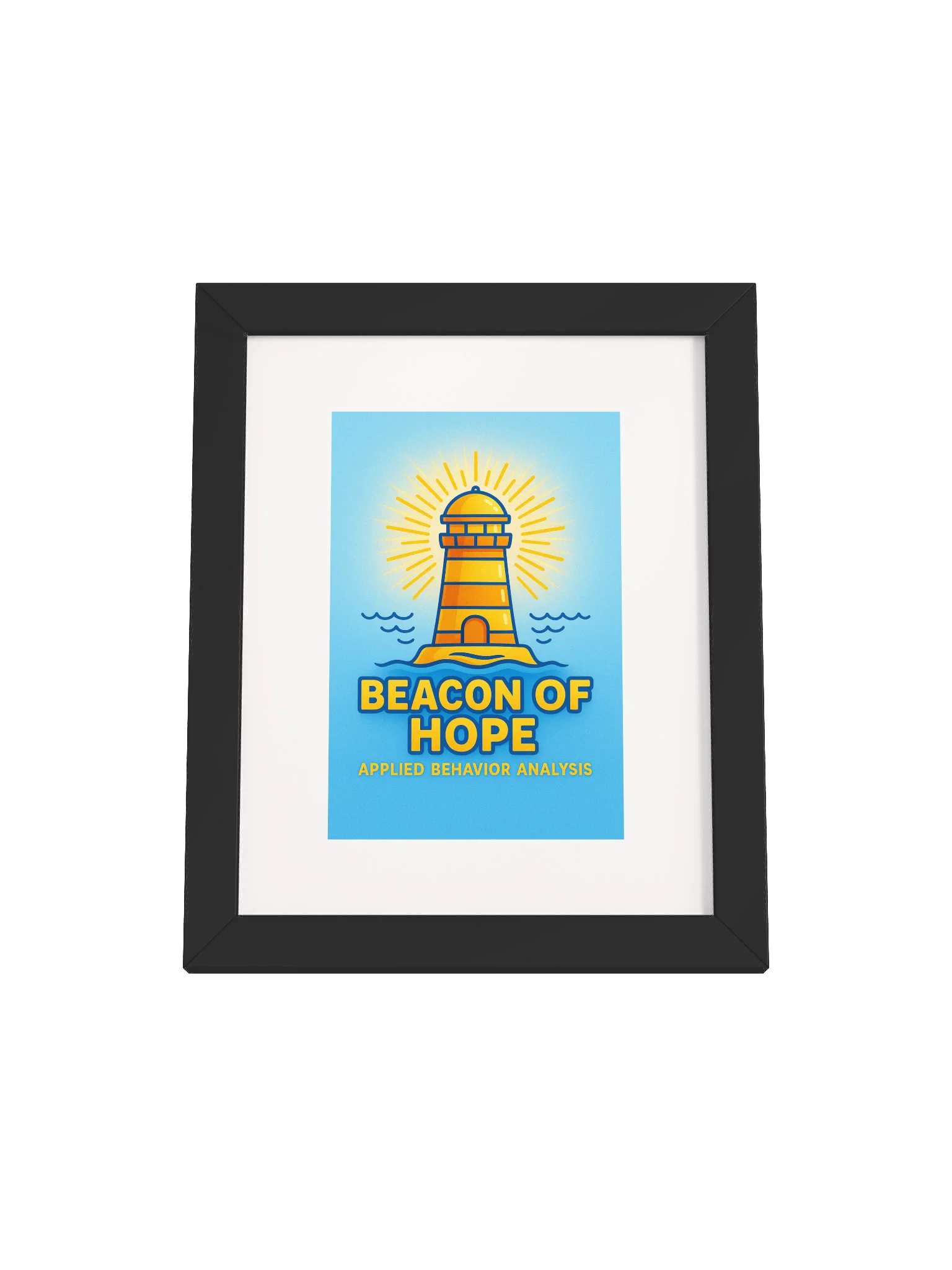 Lighthouse of Positivity Framed Poster product image (5)