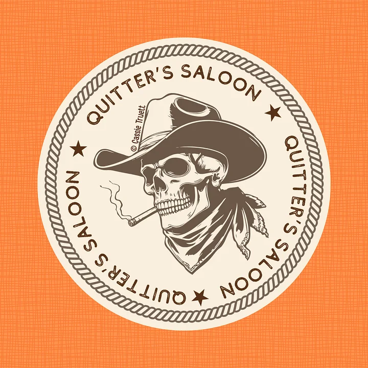 Quitter's Saloon Sticker product image (1)