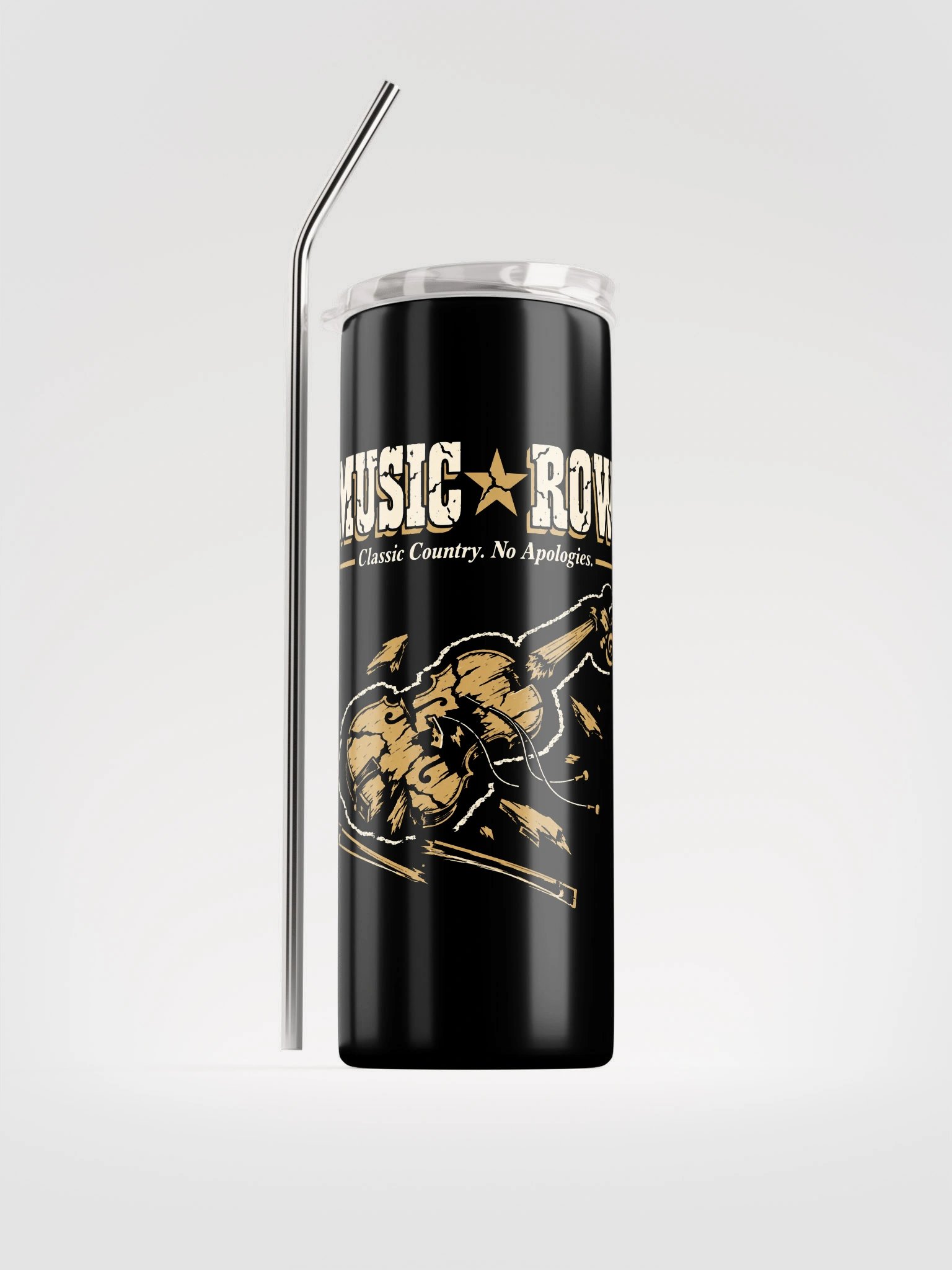 Music Row Busted Fiddle 20oz Tumbler - Drop 005 product image (1)