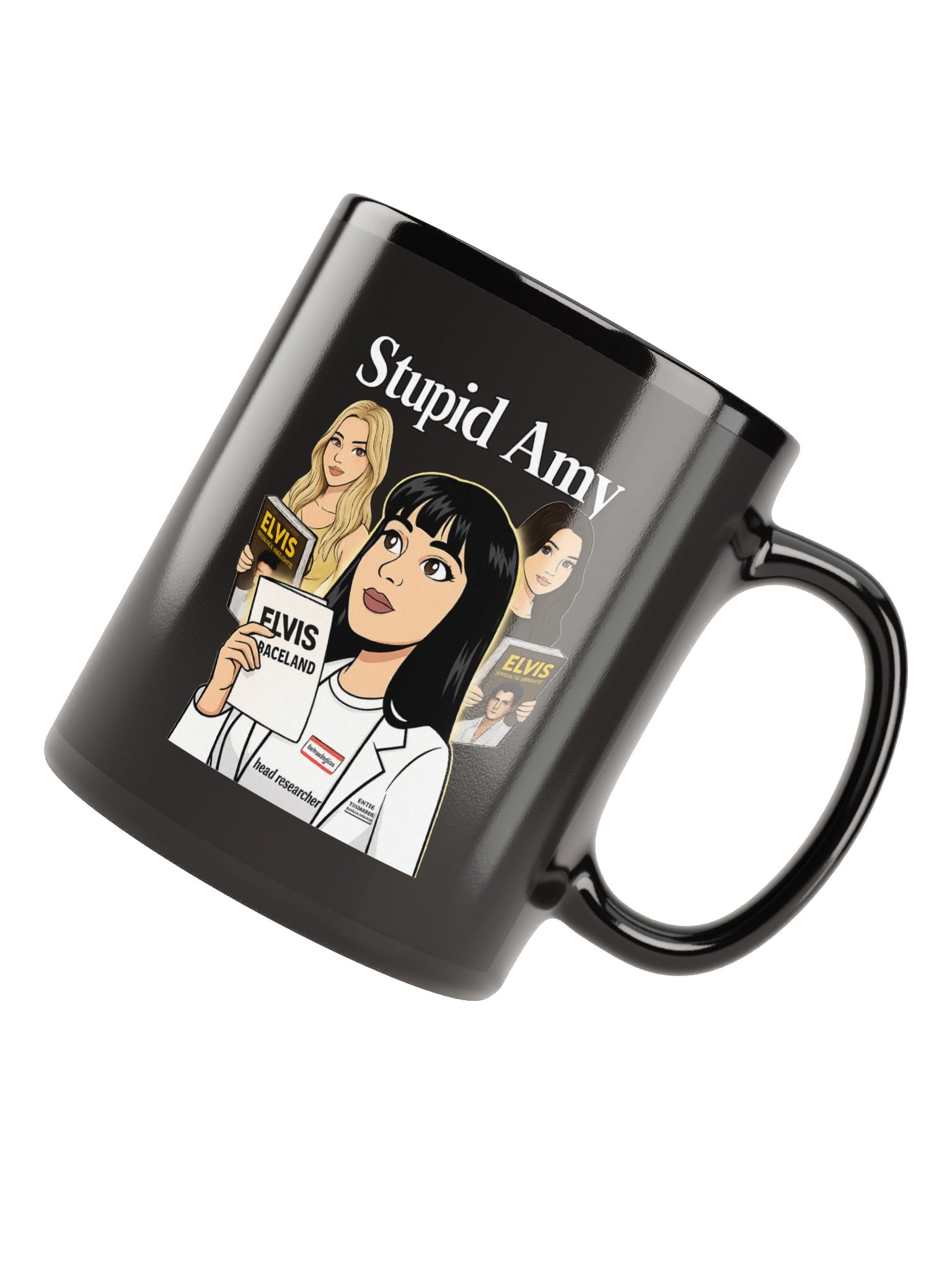 Stupid Amy Black Glossy Mug product image (6)