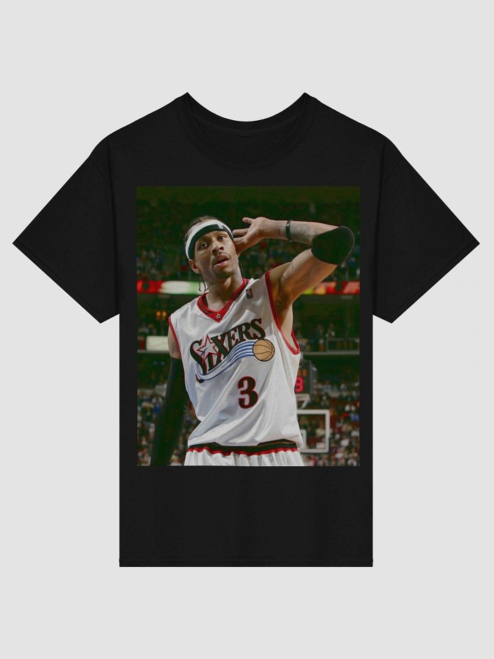 Allen Iverson 76ers The Answer Legendary Ear Celebration Vintage T-Shirt product image (1)