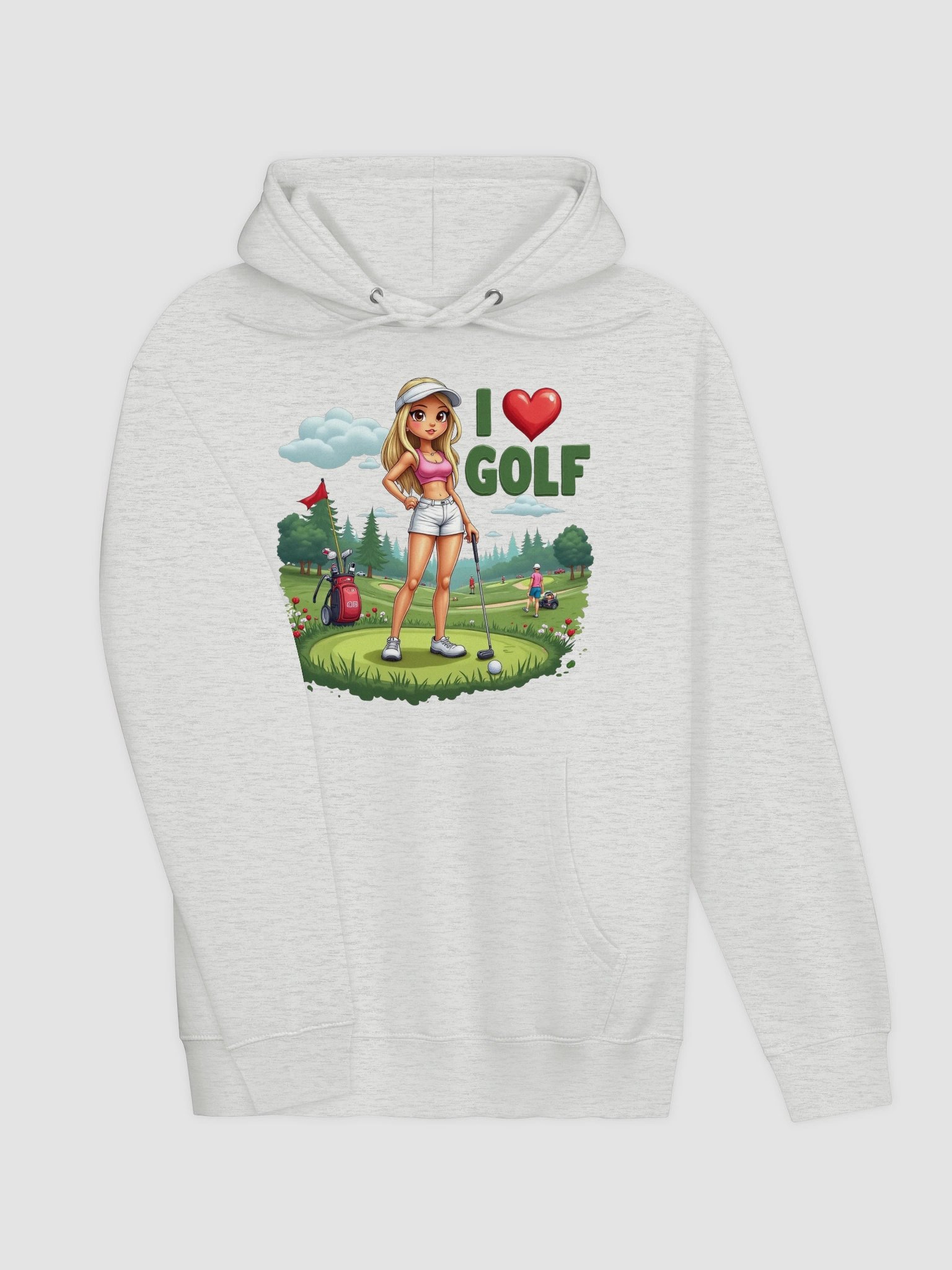 I ❤️ GOLF Unisex Premium Hoodie product image (8)