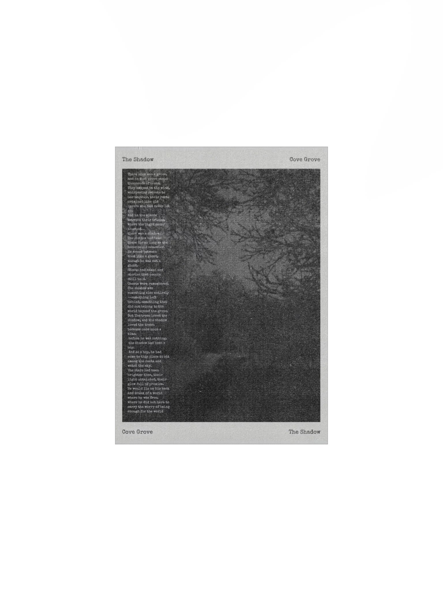 The Shadow story book script poster product image (2)