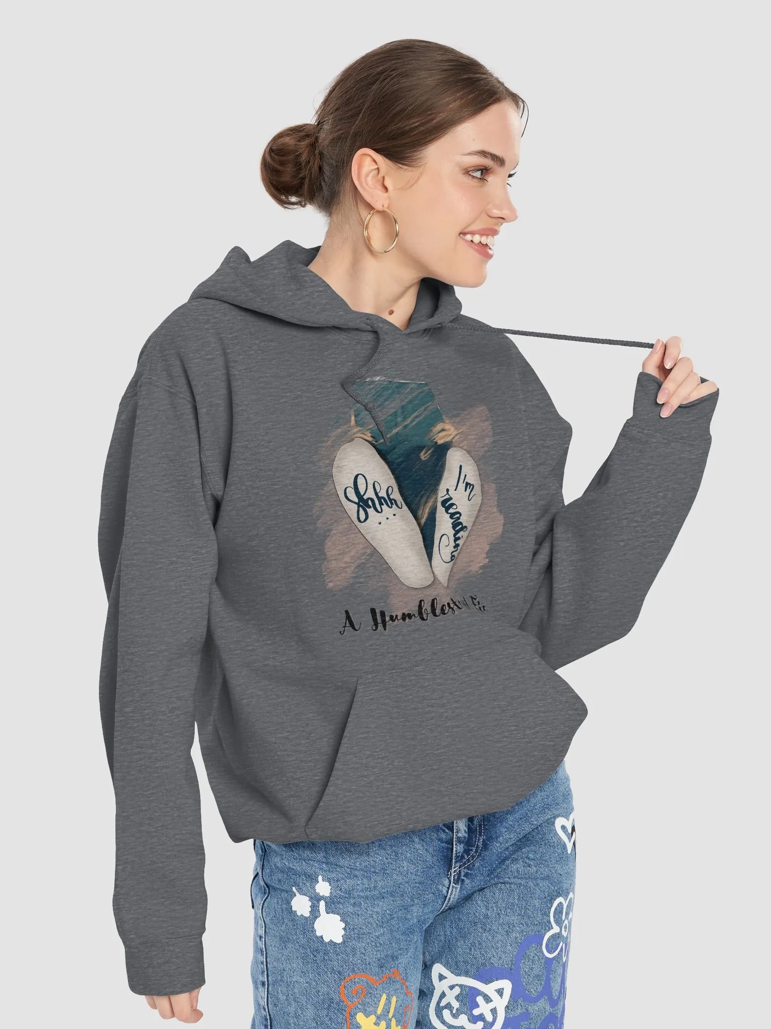 Shhh...I'm Reading Hoodie product image (3)