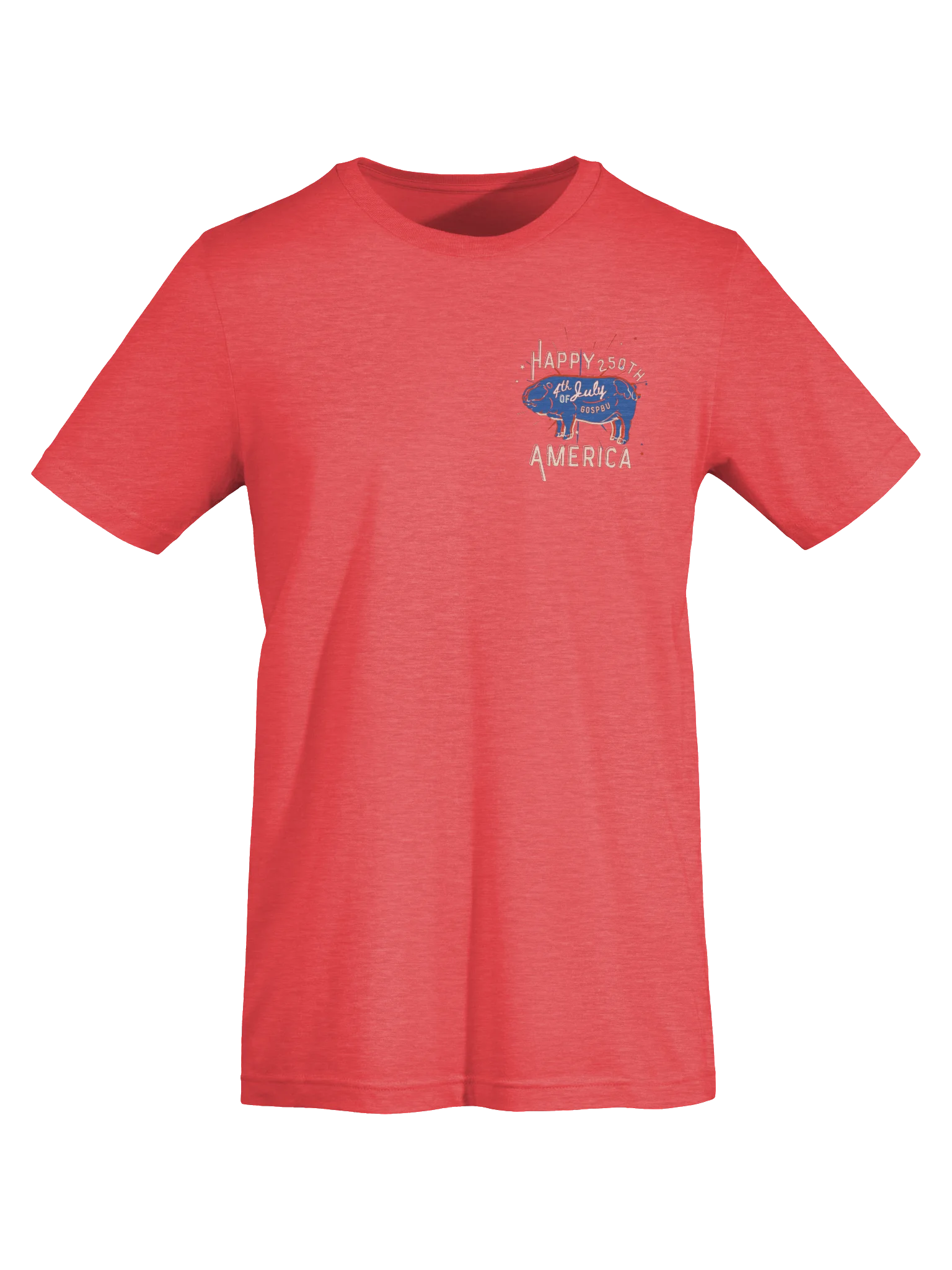 Happy 250th 4th of July Pig Tee product image (5)