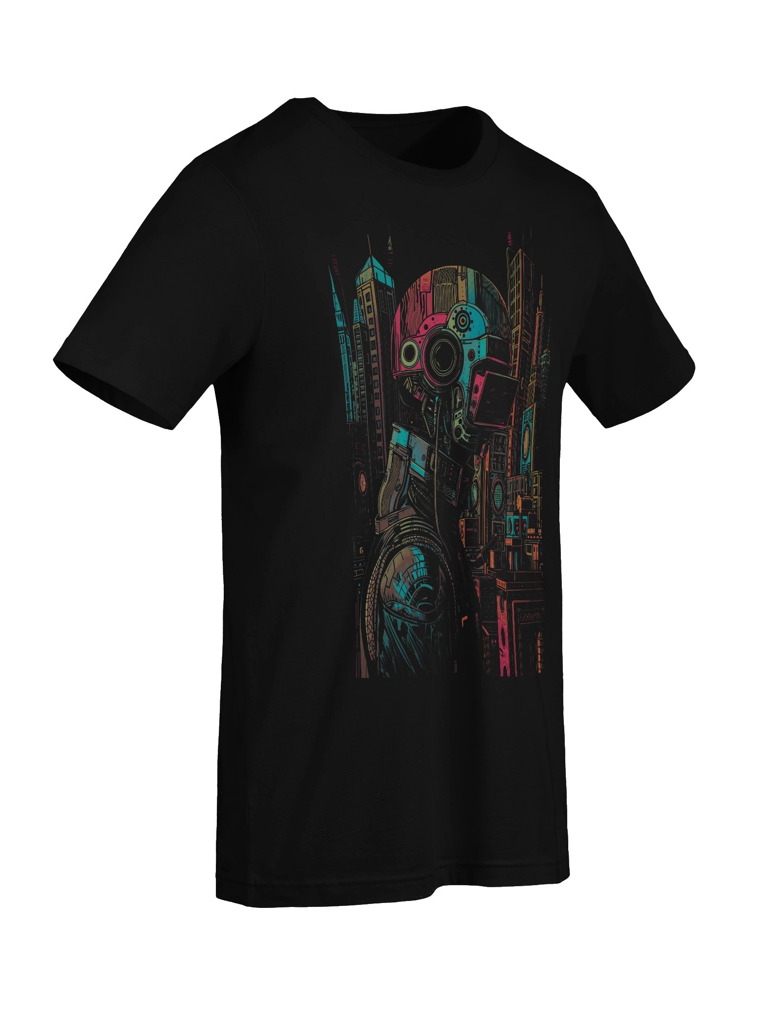Future Metropolis Mech Lightweight T-Shirt product image (2)