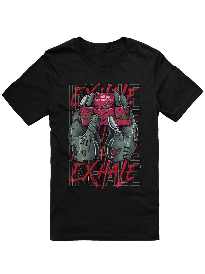 Zombie Exhale Graphic Tee - Unisex T-Shirt – Premium Printed T-Shirt for Everyday Casual & Streetwear product image (1)