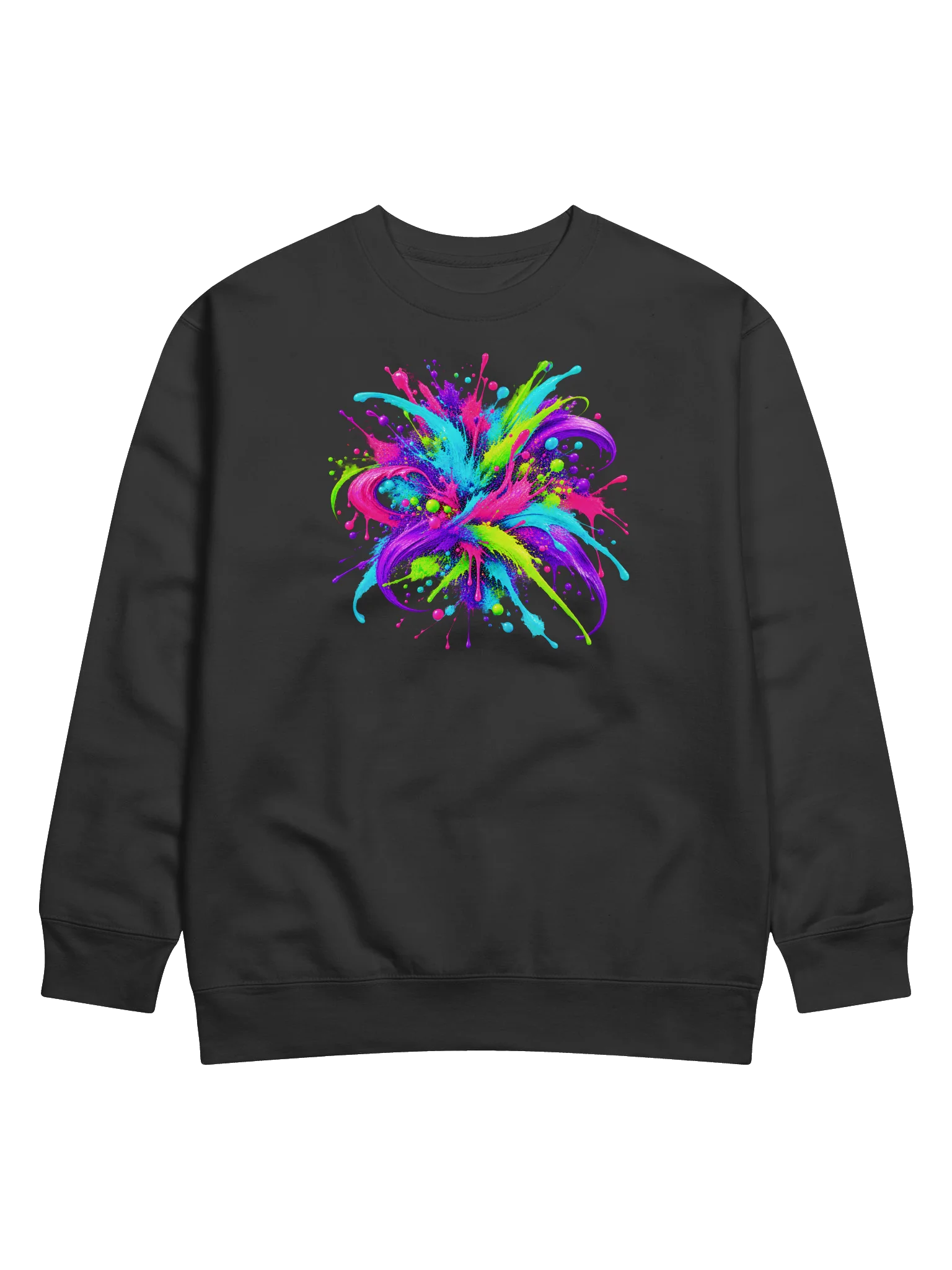 Unity Unleashed Neon Paint-Splatter Sweatshirt — Diversity • Individuality • Brotherhood product image (11)