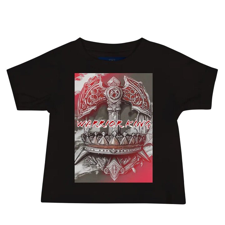 Warrior King Axe & Crown Baby Tee product image (2)