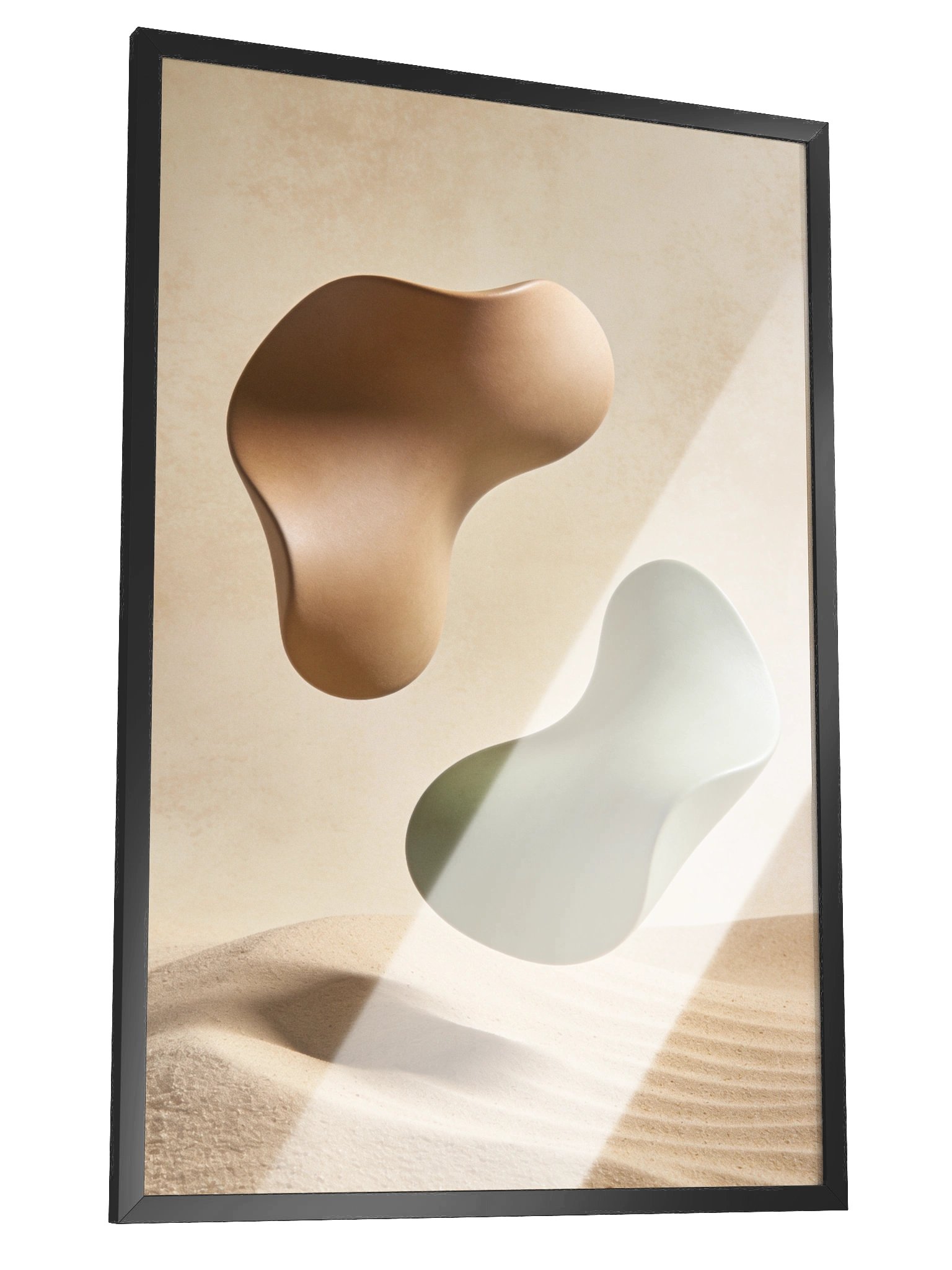 Desert Harmony: Abstract Earth Tones Wall Art-61×91 cm product image (6)