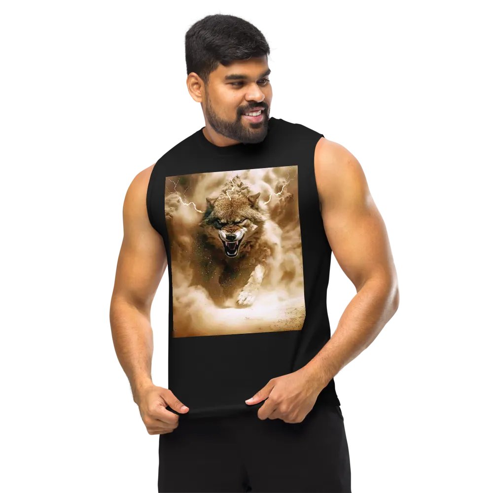 Thunderous Storm Wolf Muscle Top product image (10)