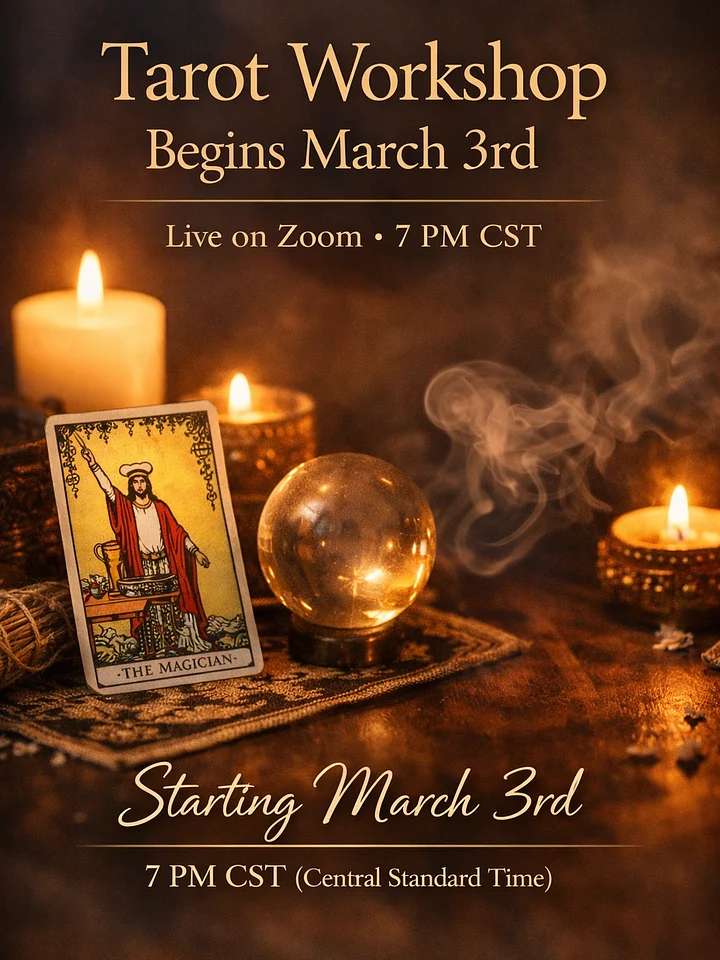 Tarot for Beginners – Live 4 Week Workshop (Zoom) product image (1)