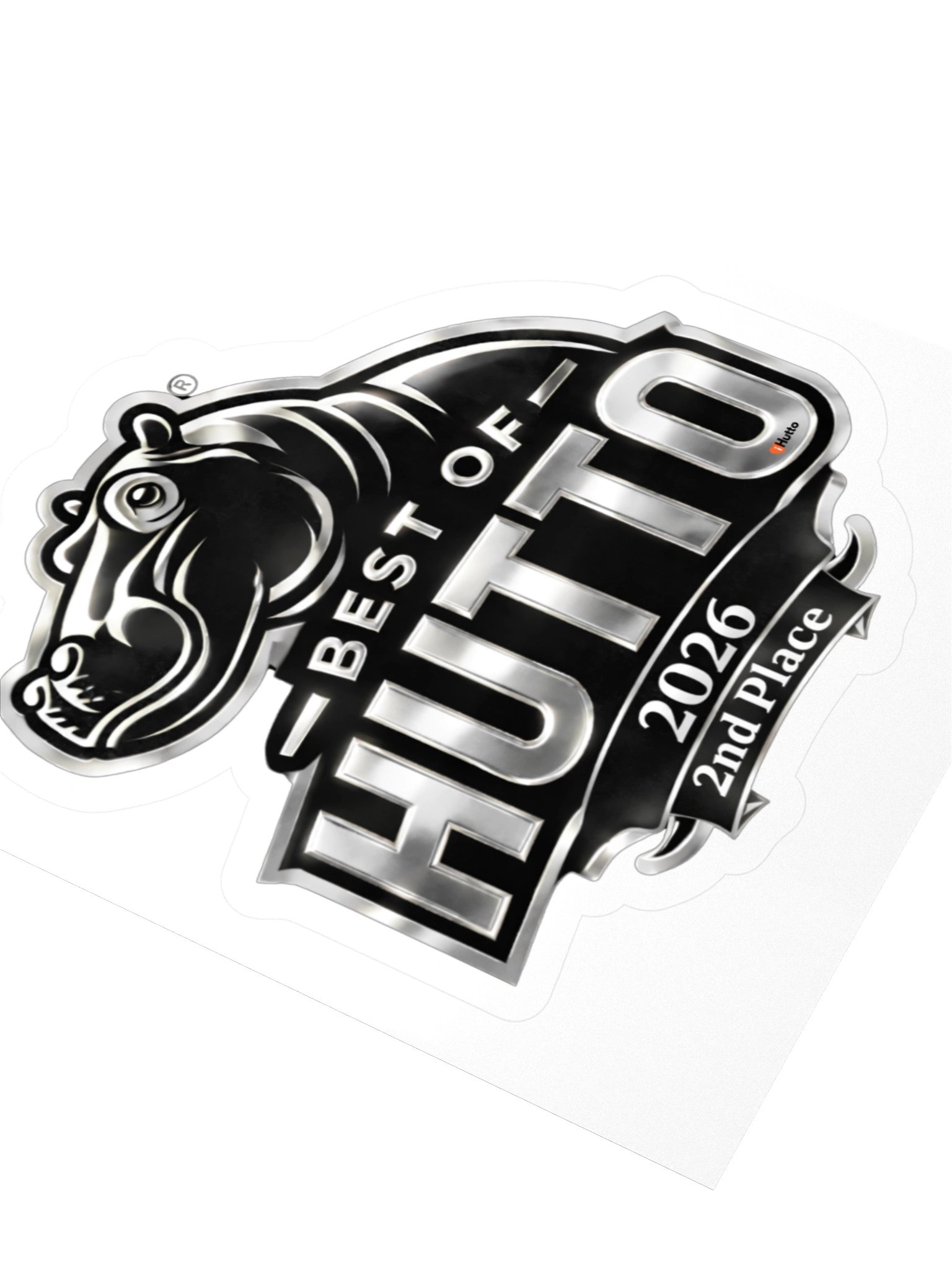 Hutto Hippo 2nd Place Sticker product image (7)