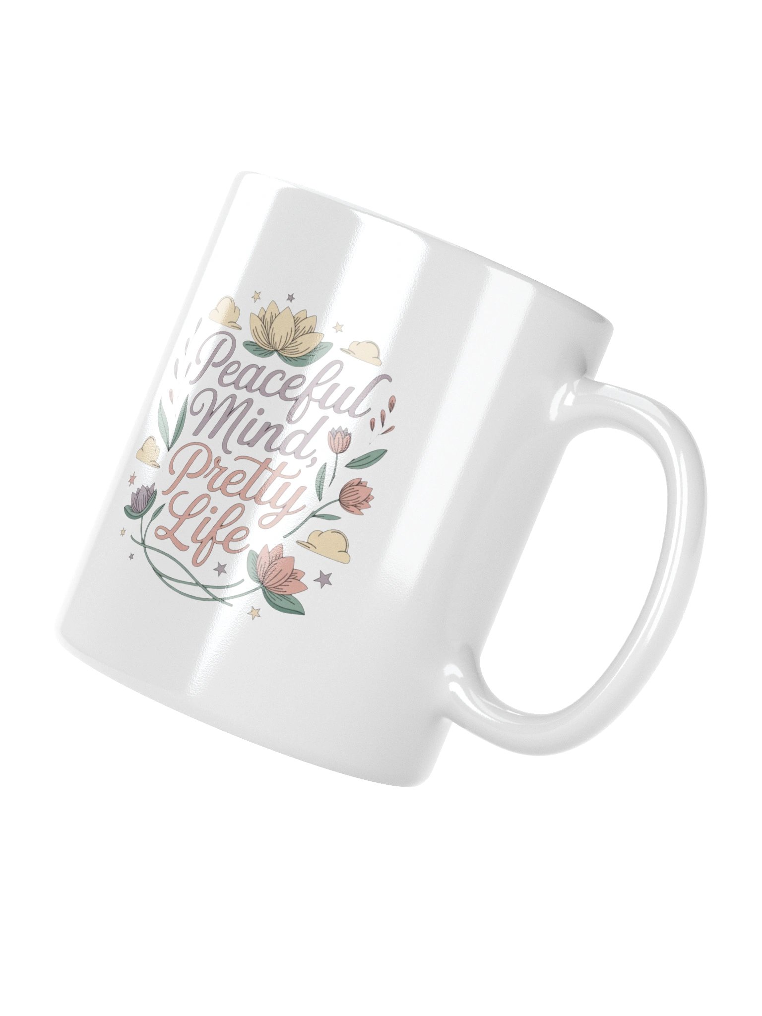 Peaceful Mind Pretty Life Coffee Mug product image (4)