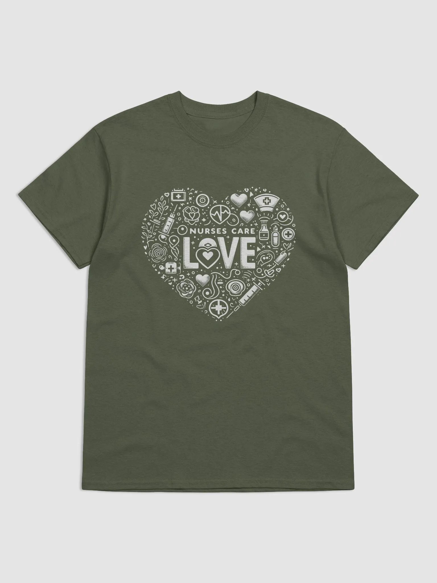 Nurse's Love Heart T-Shirt product image (5)