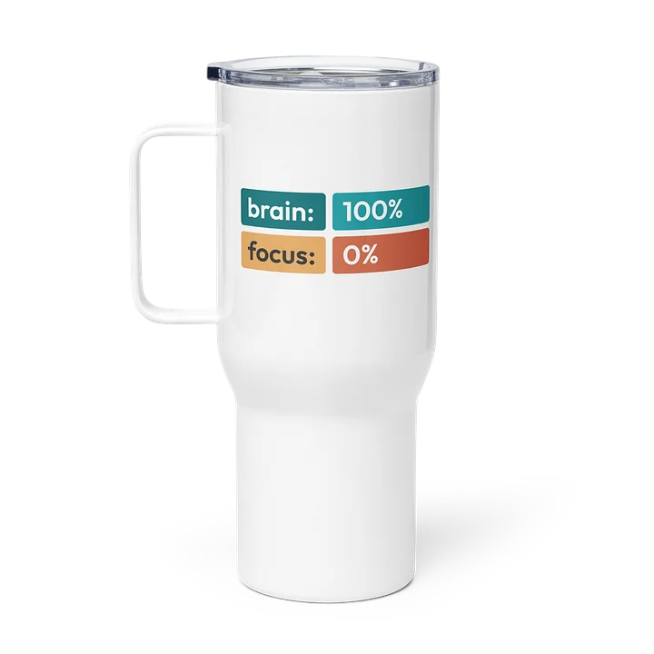 100% Brain Travel Mug product image (1)