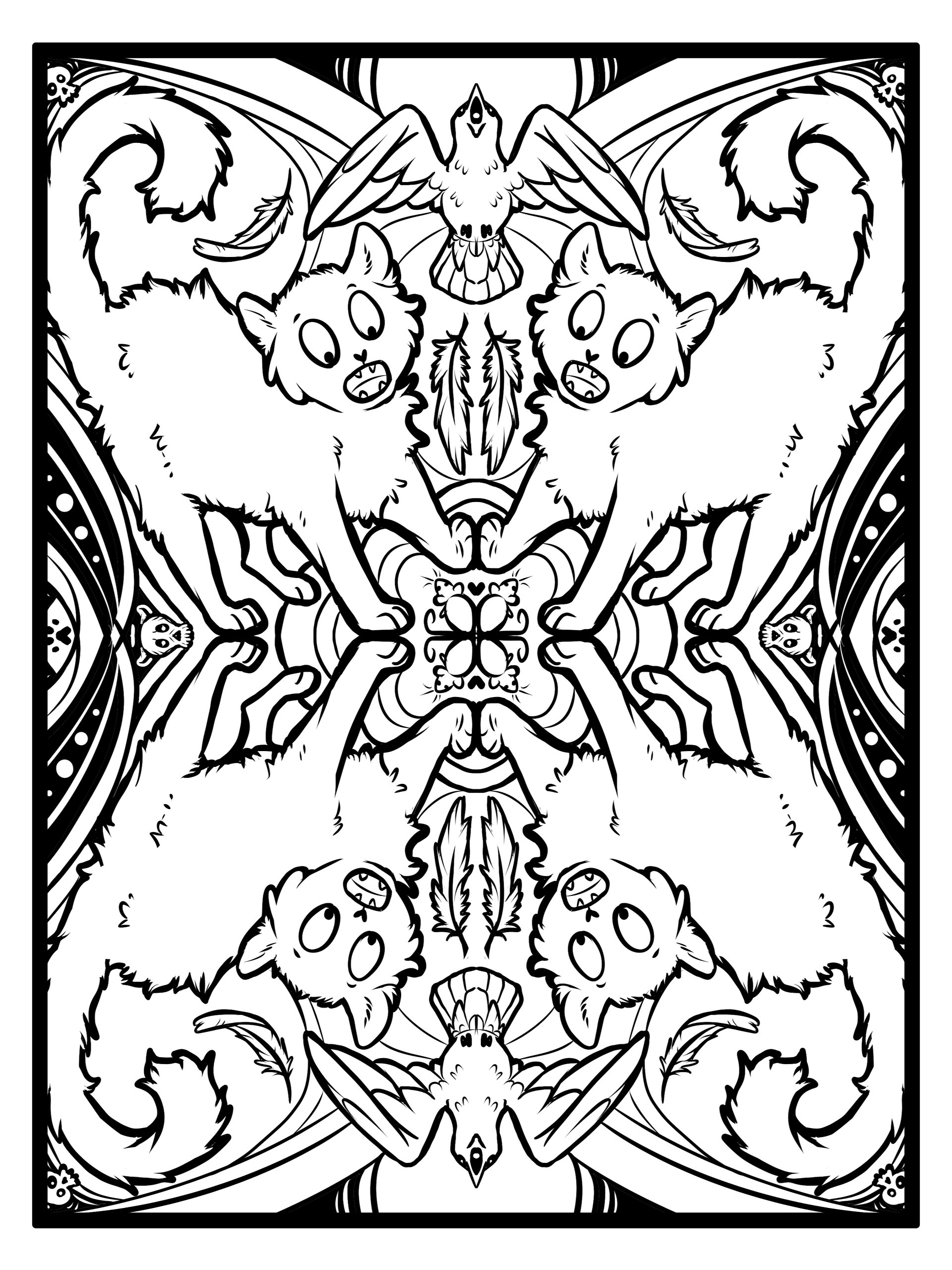 Halloween Pets - Coloring Pages product image (3)