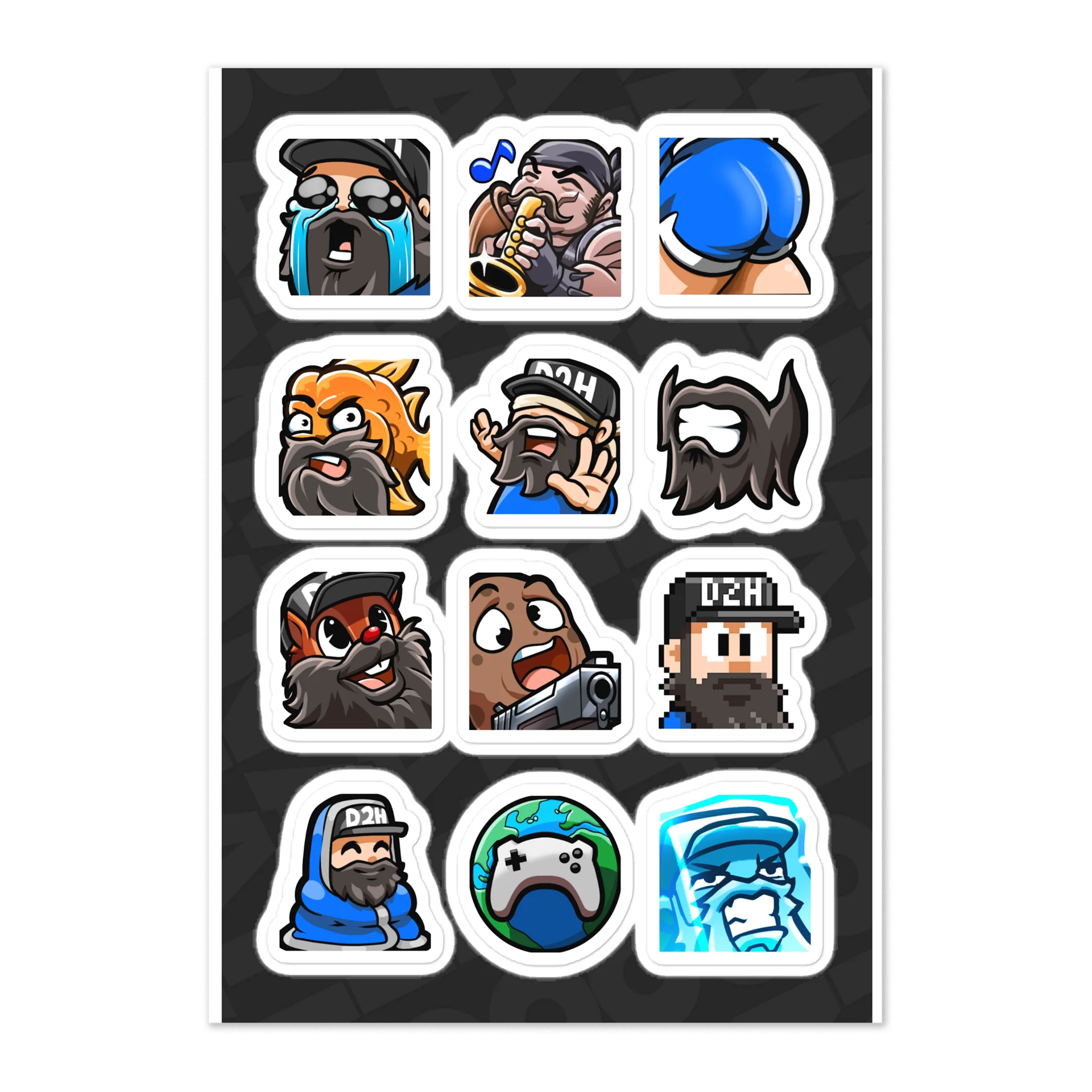 Emote Sticker Sheet. Set 2 product image (1)